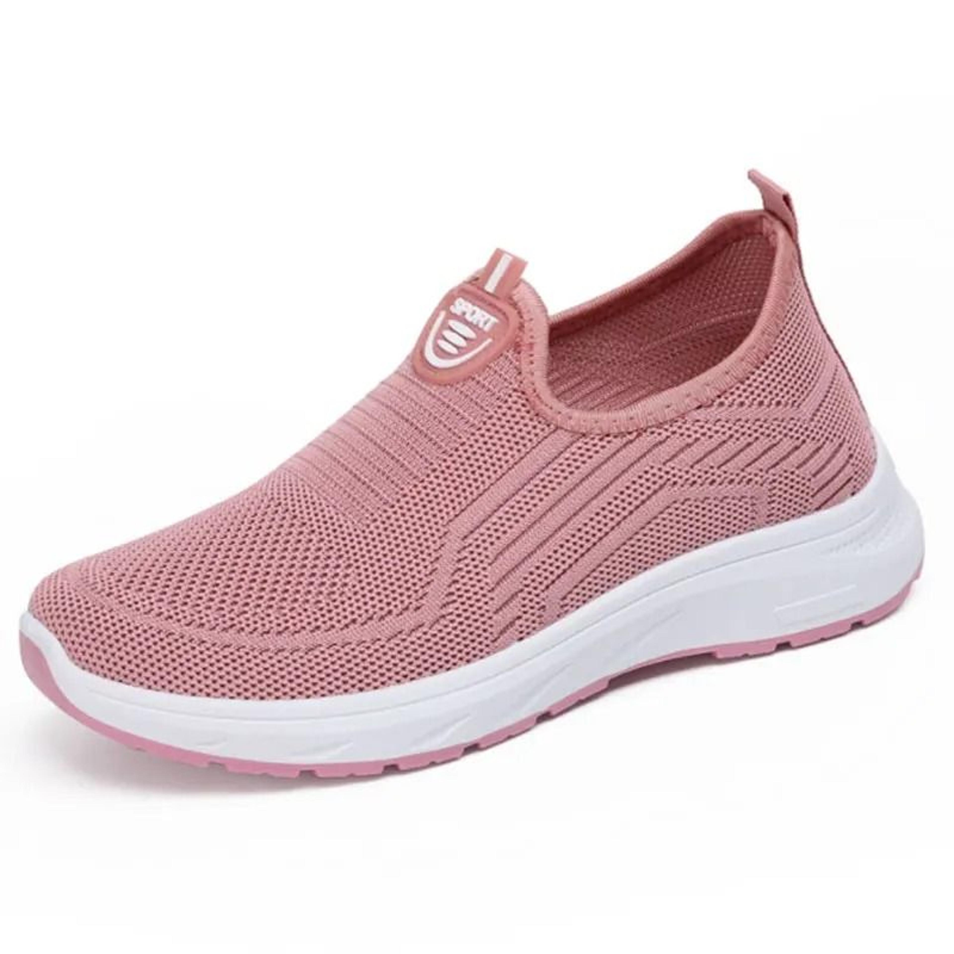 Women Slip On Sneakers Breathable Walking Shoes Barefoot Tennis Loafers Ballet Flats 0