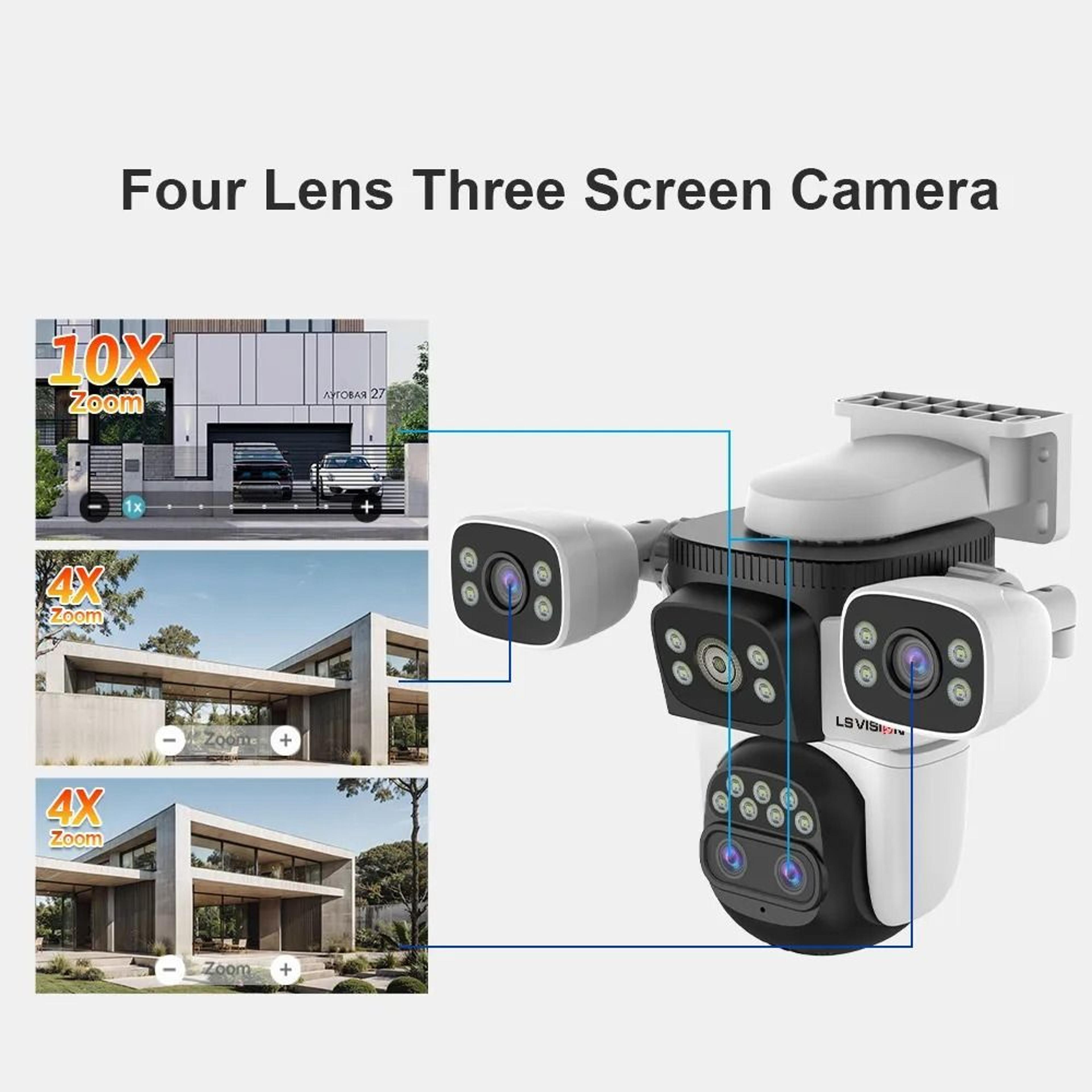 LS VISION Outdoor PTZ WiFi Security Camera With 10X Zoom And Auto Tracking 11