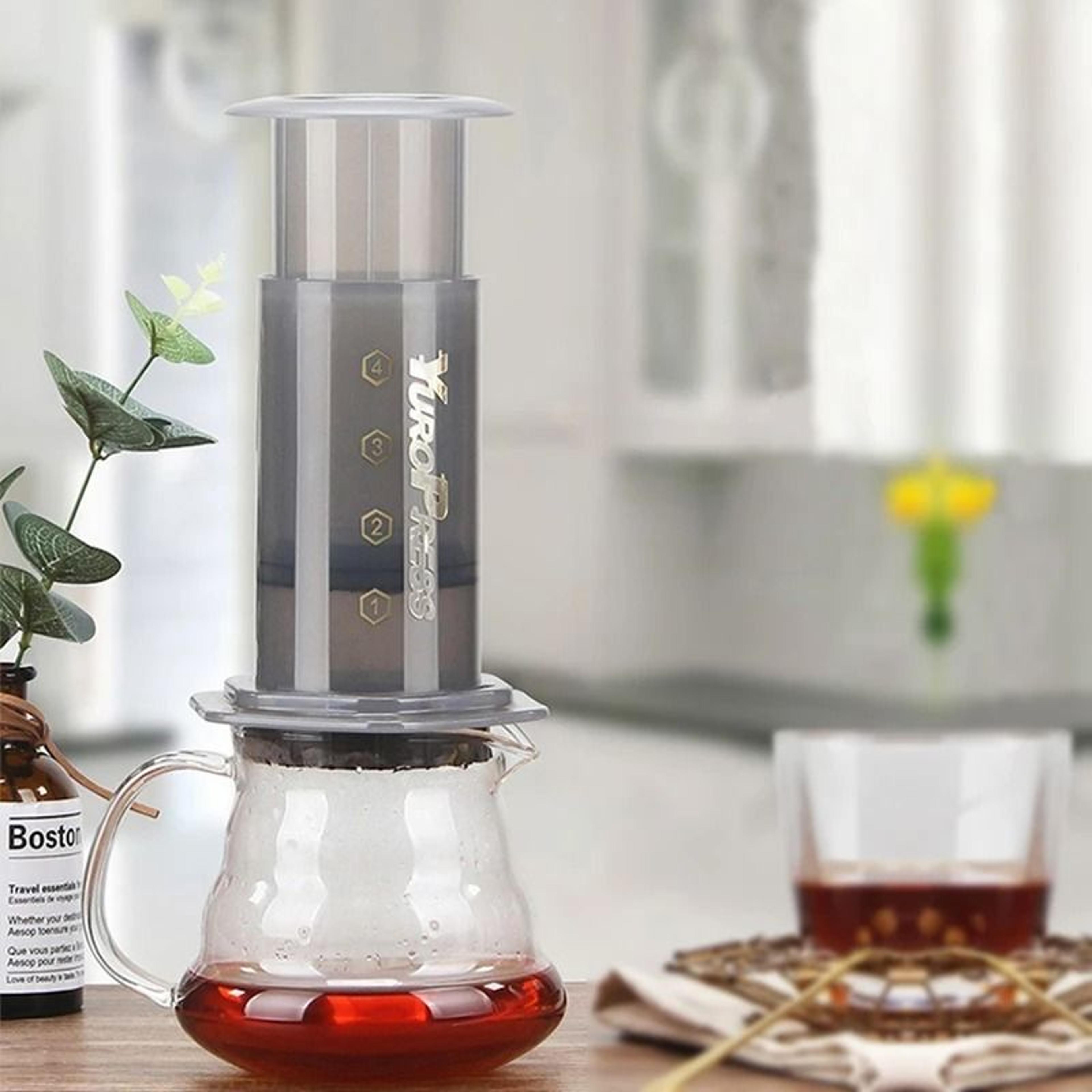 Portable Espresso Coffee Maker Air Press Drip Coffee Machine With 64mm Paper Filters 350pcs 4