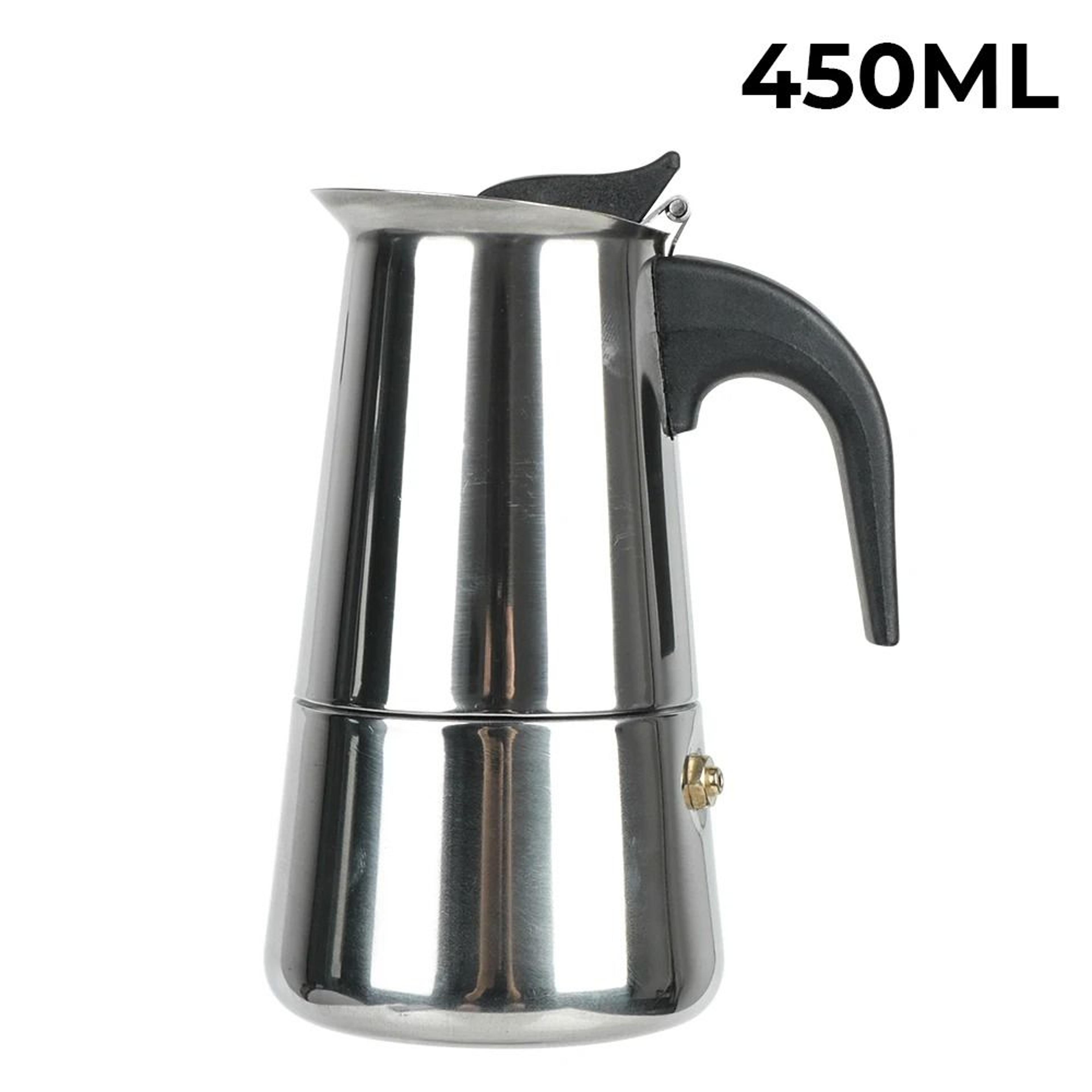 Classic Italian Moka Pot Stovetop Coffee Maker 300ml Aluminum Coffee Pot Portable Espresso Style 10