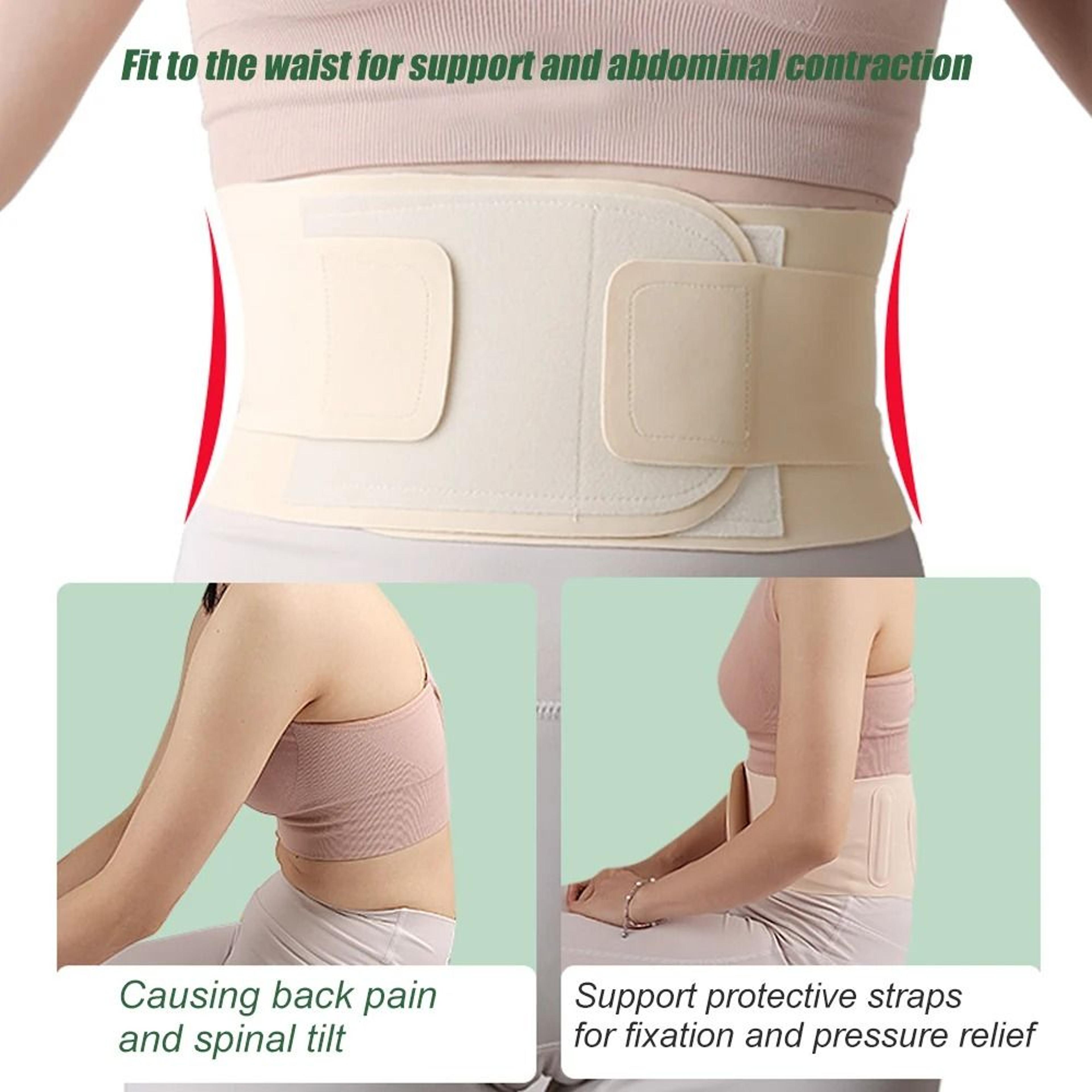 Breathable Lumbar Support Belt Thin Waist Support Belt Lower Back Brace Unisex 3