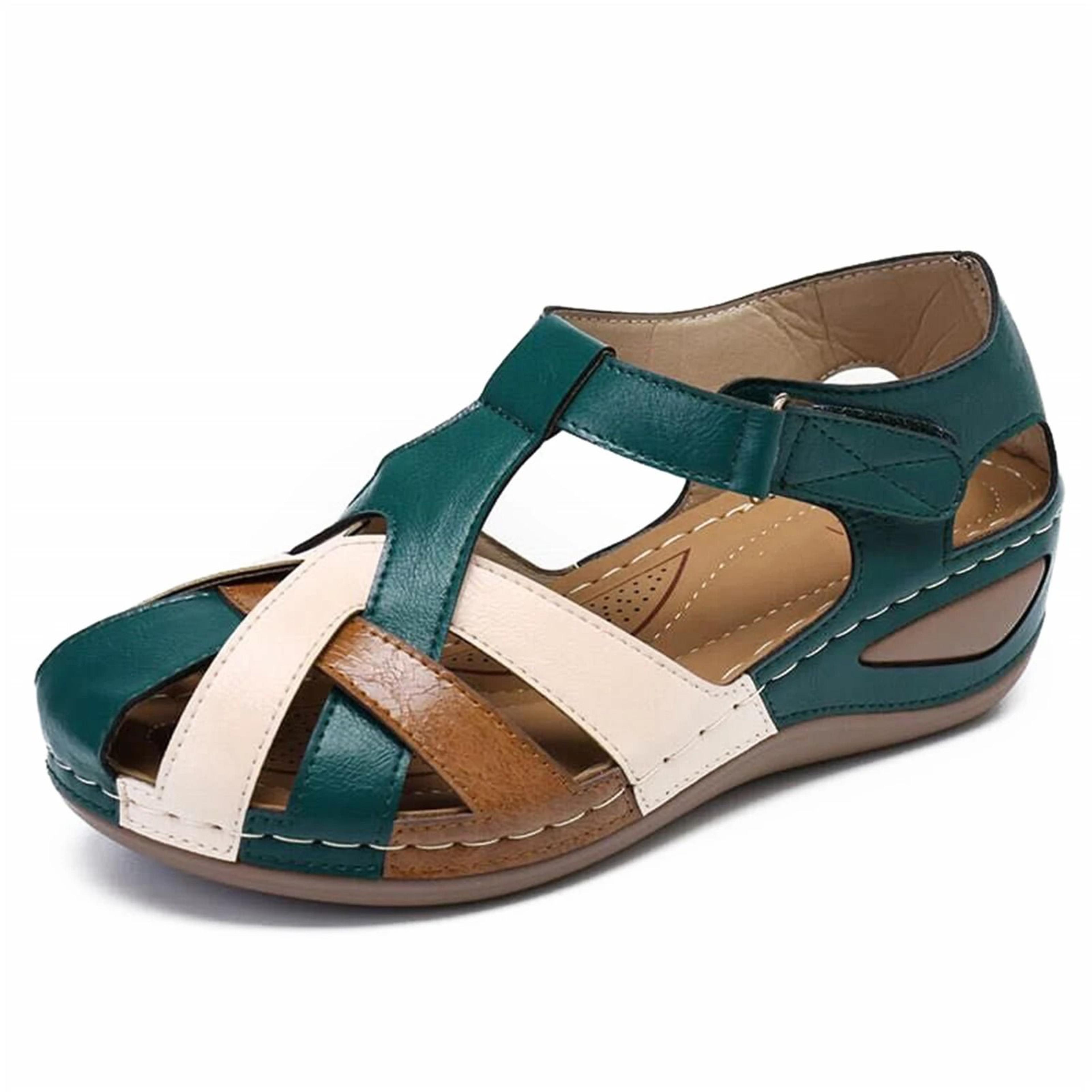 Womens Summer Sandals Lightweight Beach Sandals Comfortable Slide Slippers For Travel 4