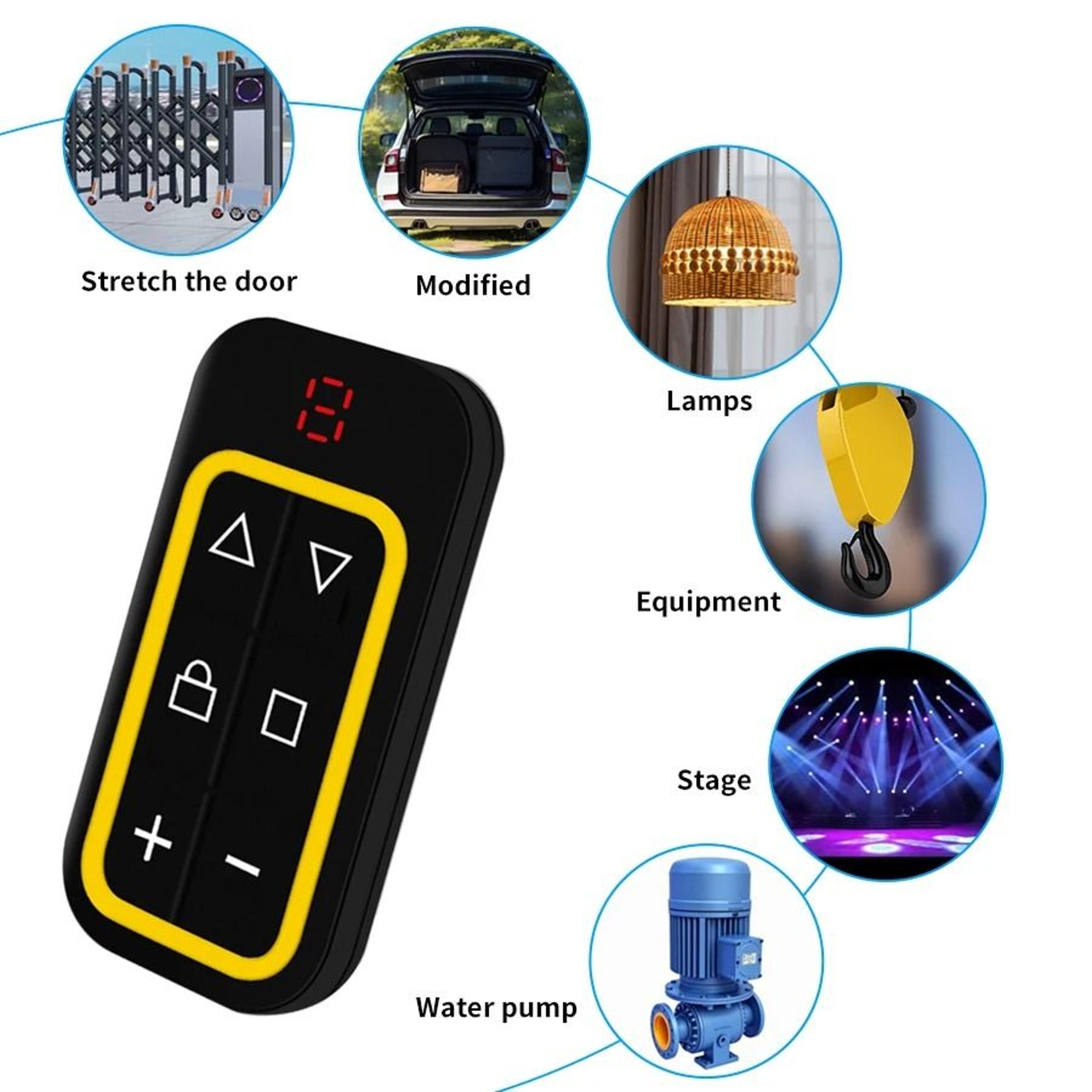 Universal Garage Remote Multi Frequency Gate Remote Duplicator 8 Channel Remote Control 5