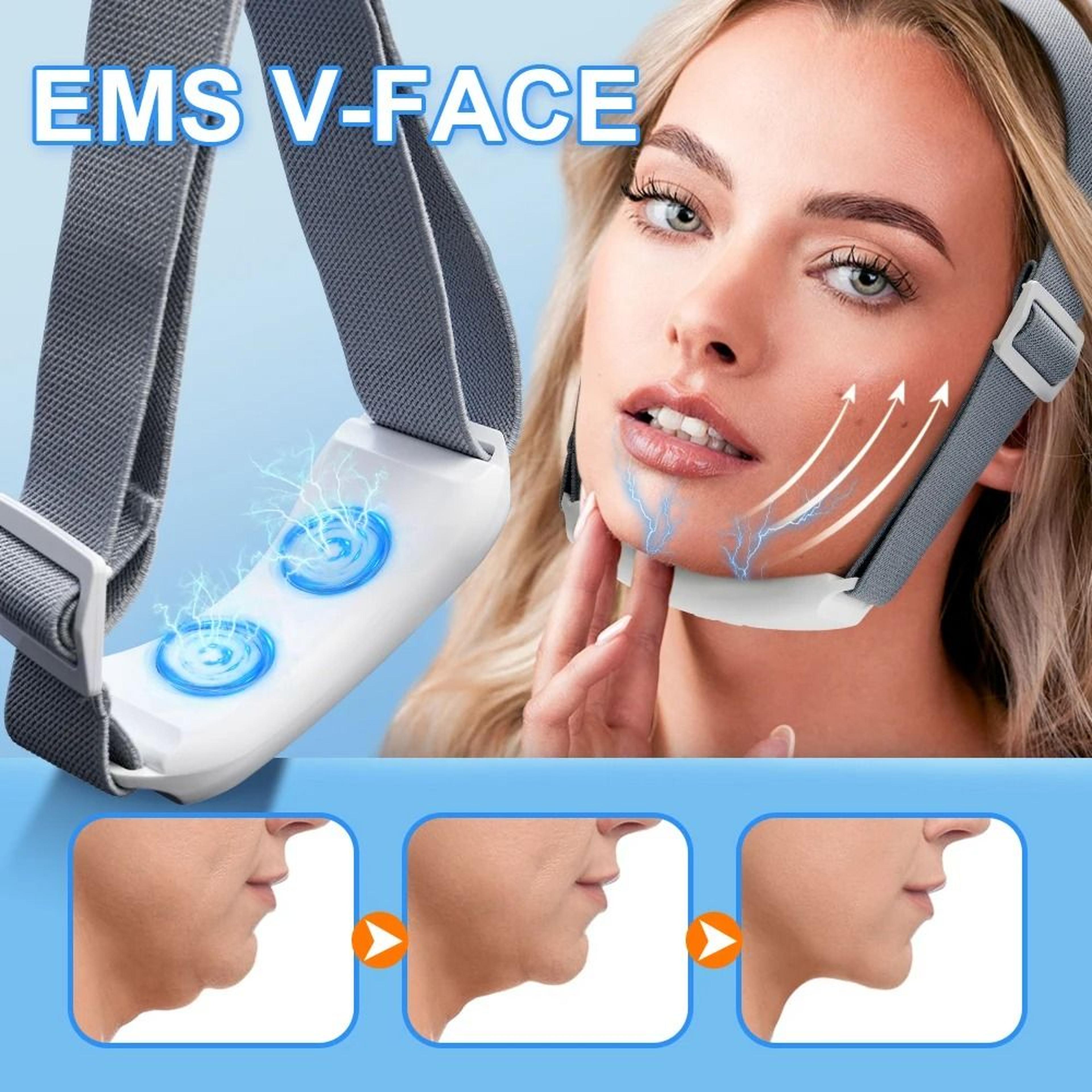 EMS Face Lifting Massager Microcurrent Facial Device V Face Lift Anti Wrinkle Tool 6