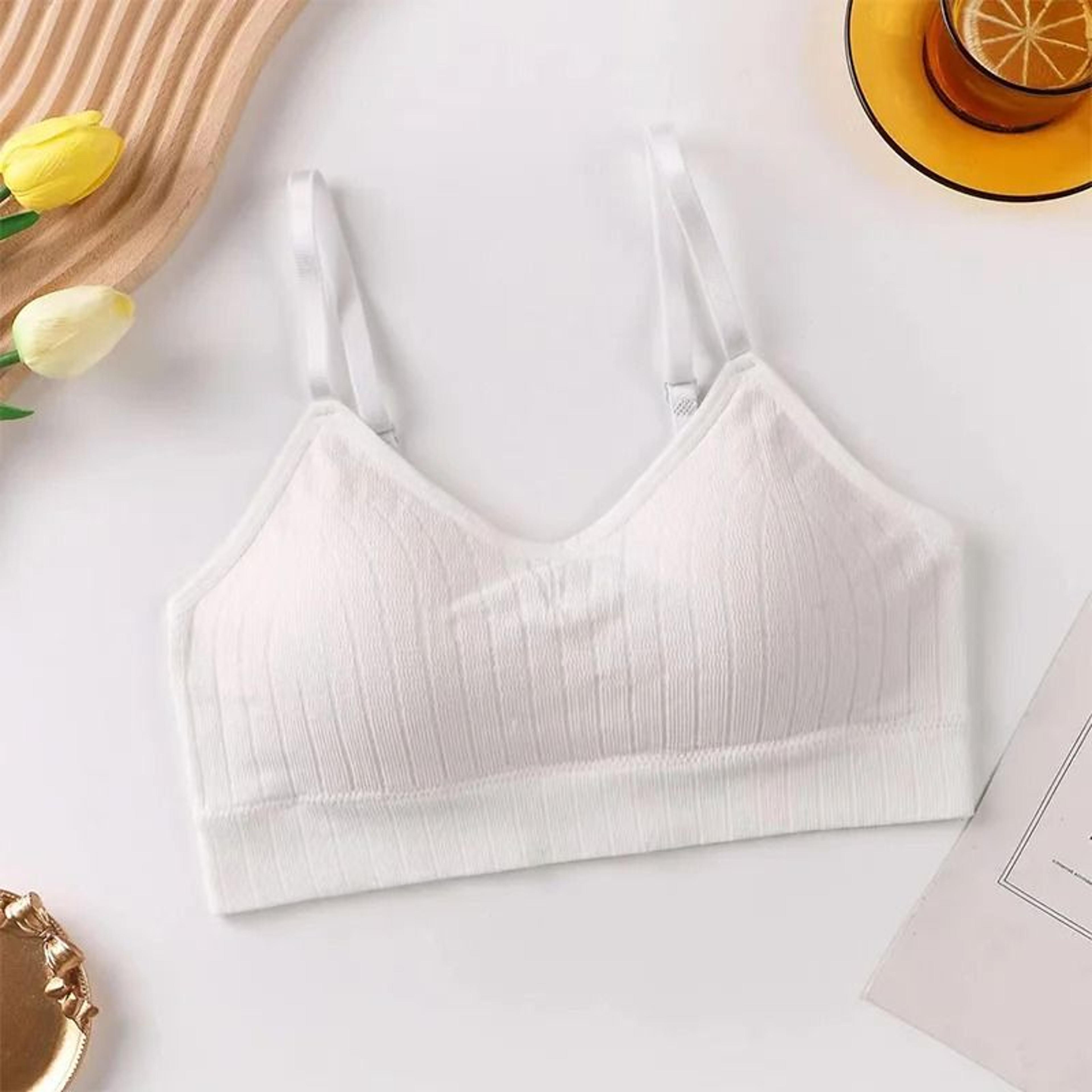 Seamless Wireless Bralette Padded Sleep Bra With U Back Support 1