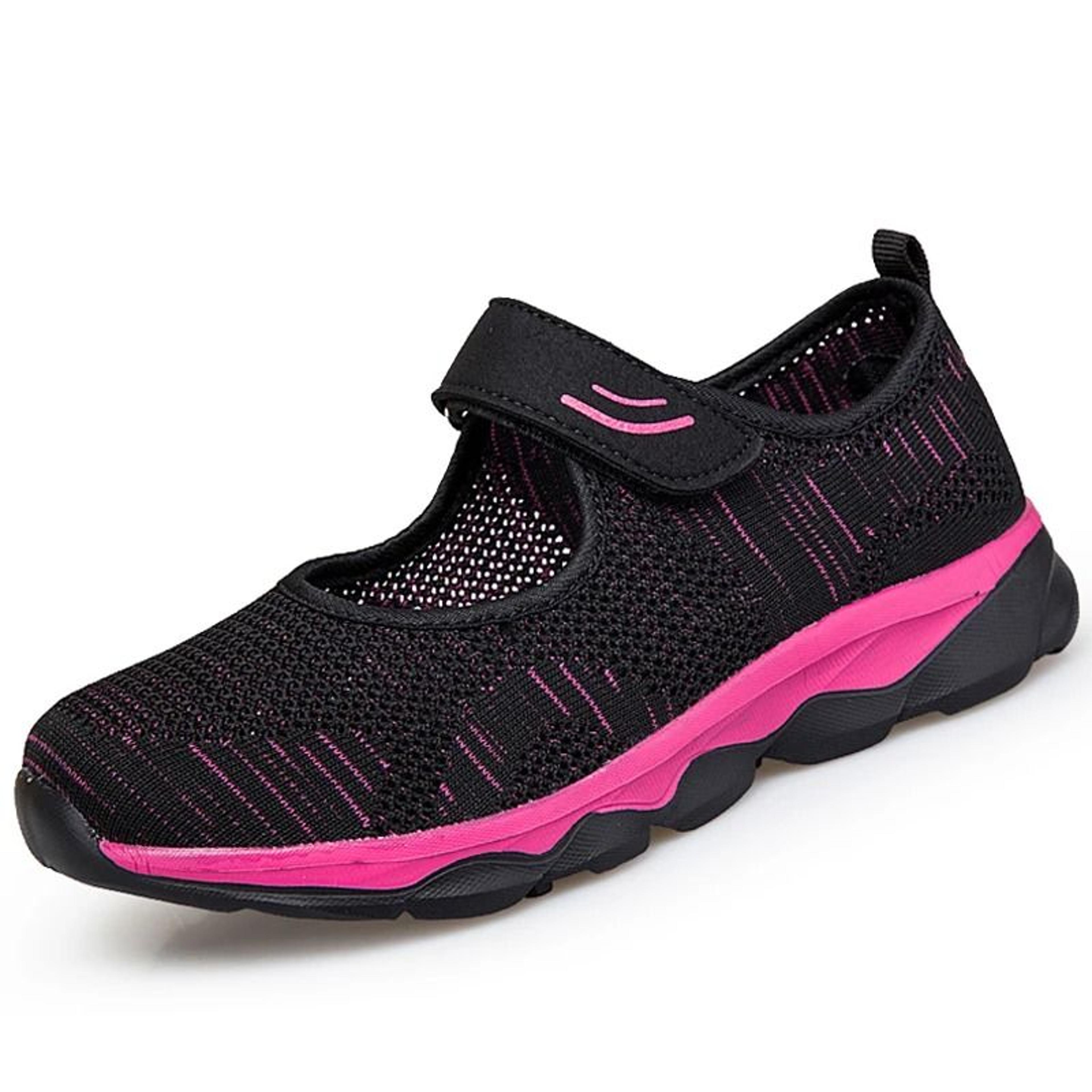 Women Breathable Mesh Casual Sneakers Flat Platform Summer Walking Shoes 0