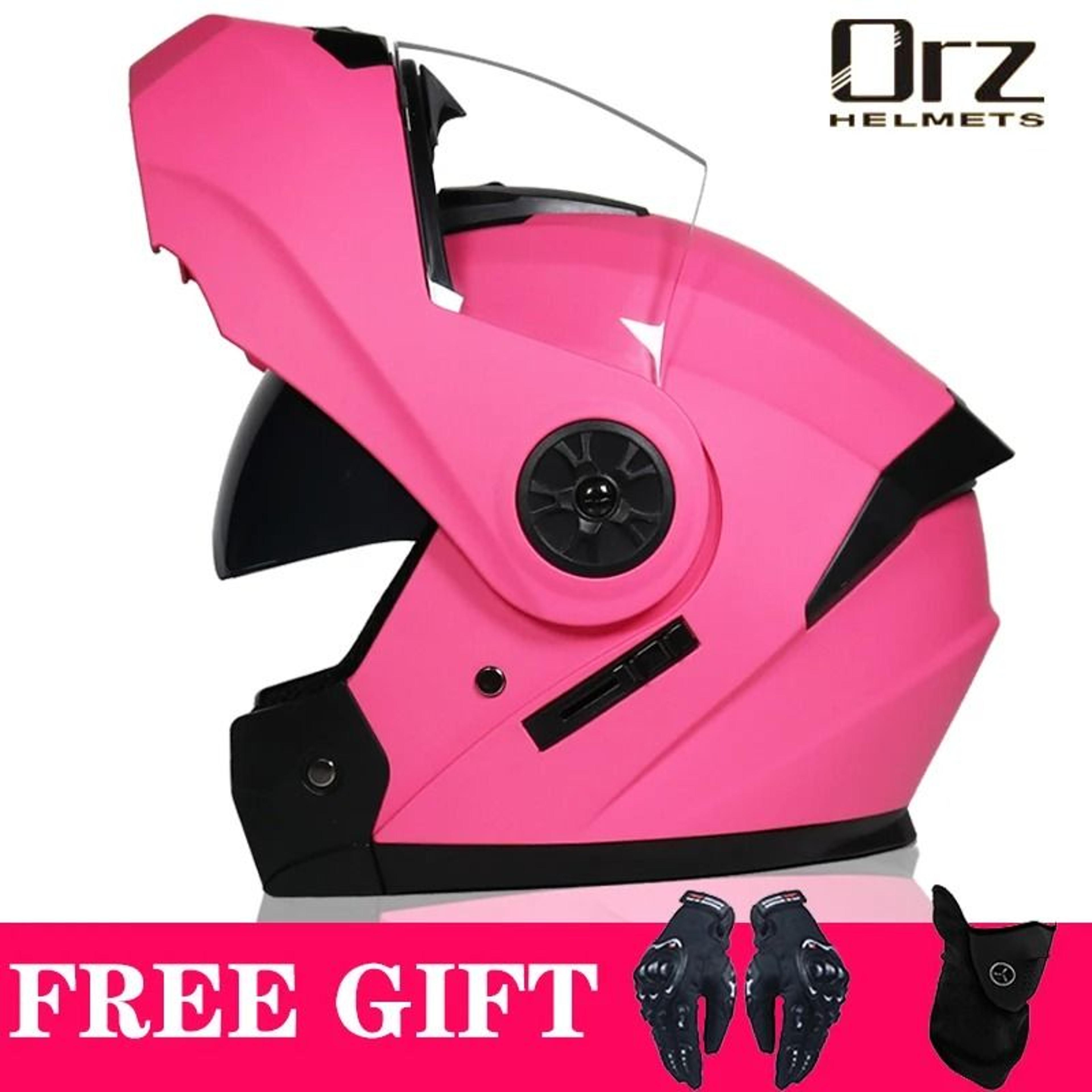 DOT Approved Modular Motorcycle Helmet Flip Up Dual Visor Racing Helmet 3