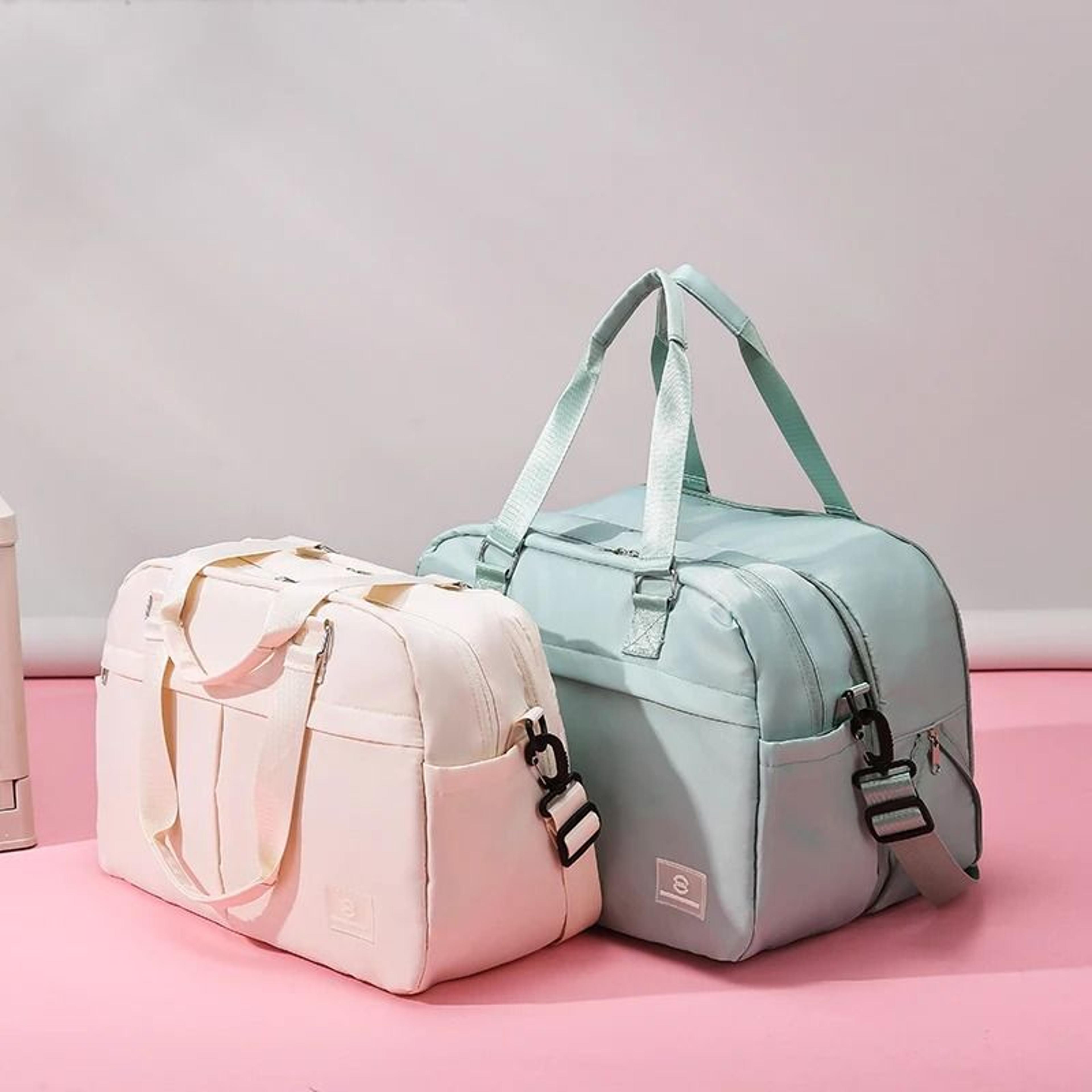 Expandable Travel Bag Carry On Duffle Bag Large Multi Layer Weekend Handbag 12