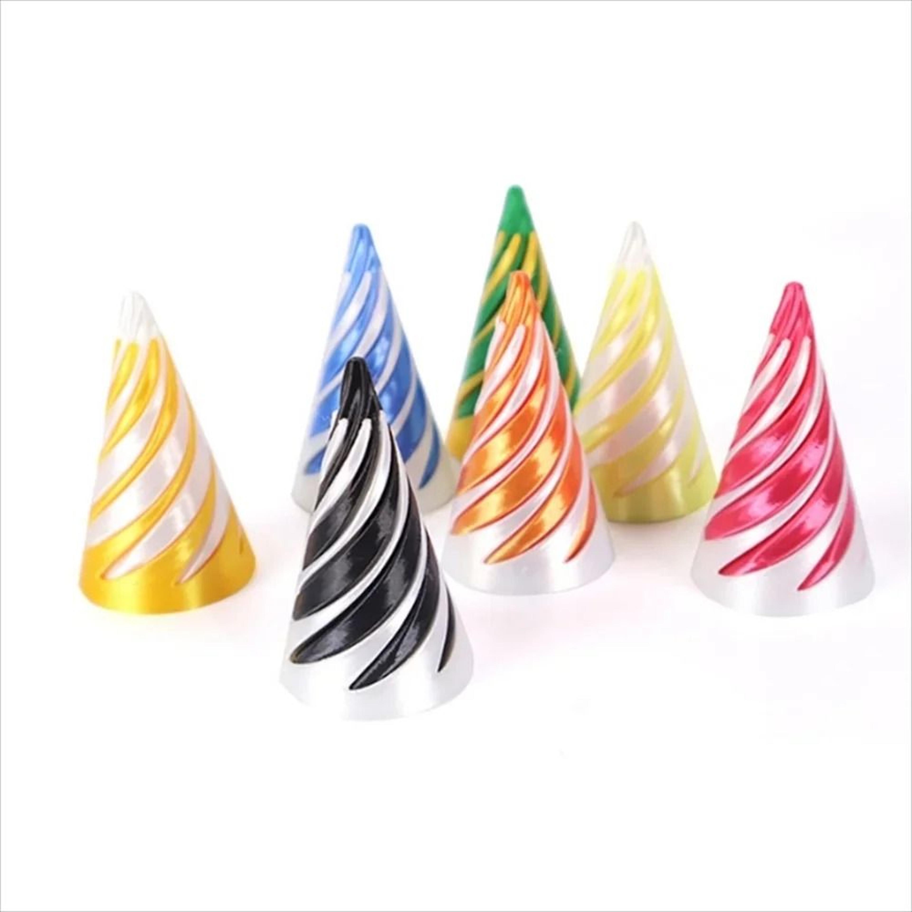 3D Printed Impossible Pyramid Spiral Cone Optical Illusion Fidget Toy 8