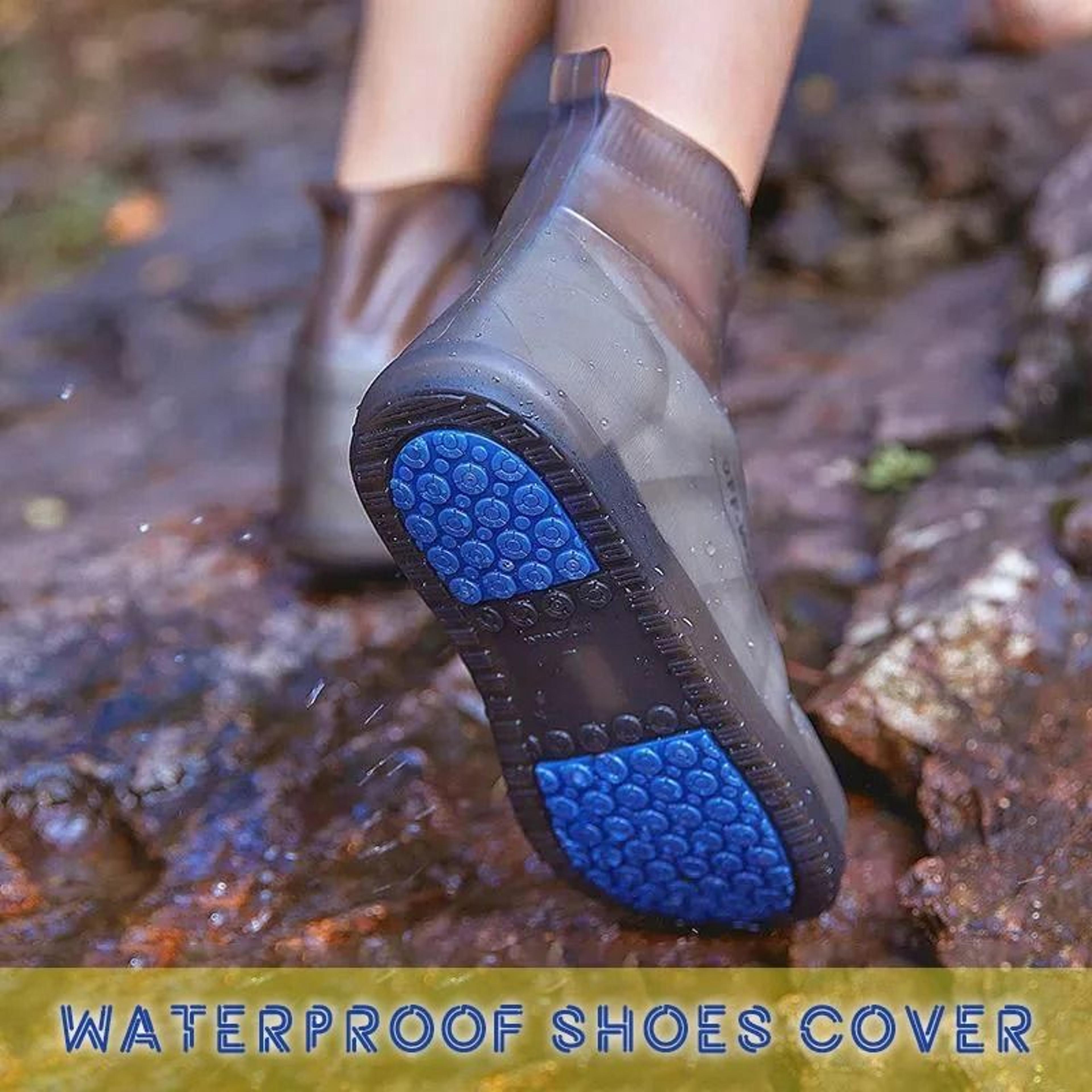 Reusable Waterproof Shoe Covers Non Slip Silicone Rain Overshoes For Men And Women 5