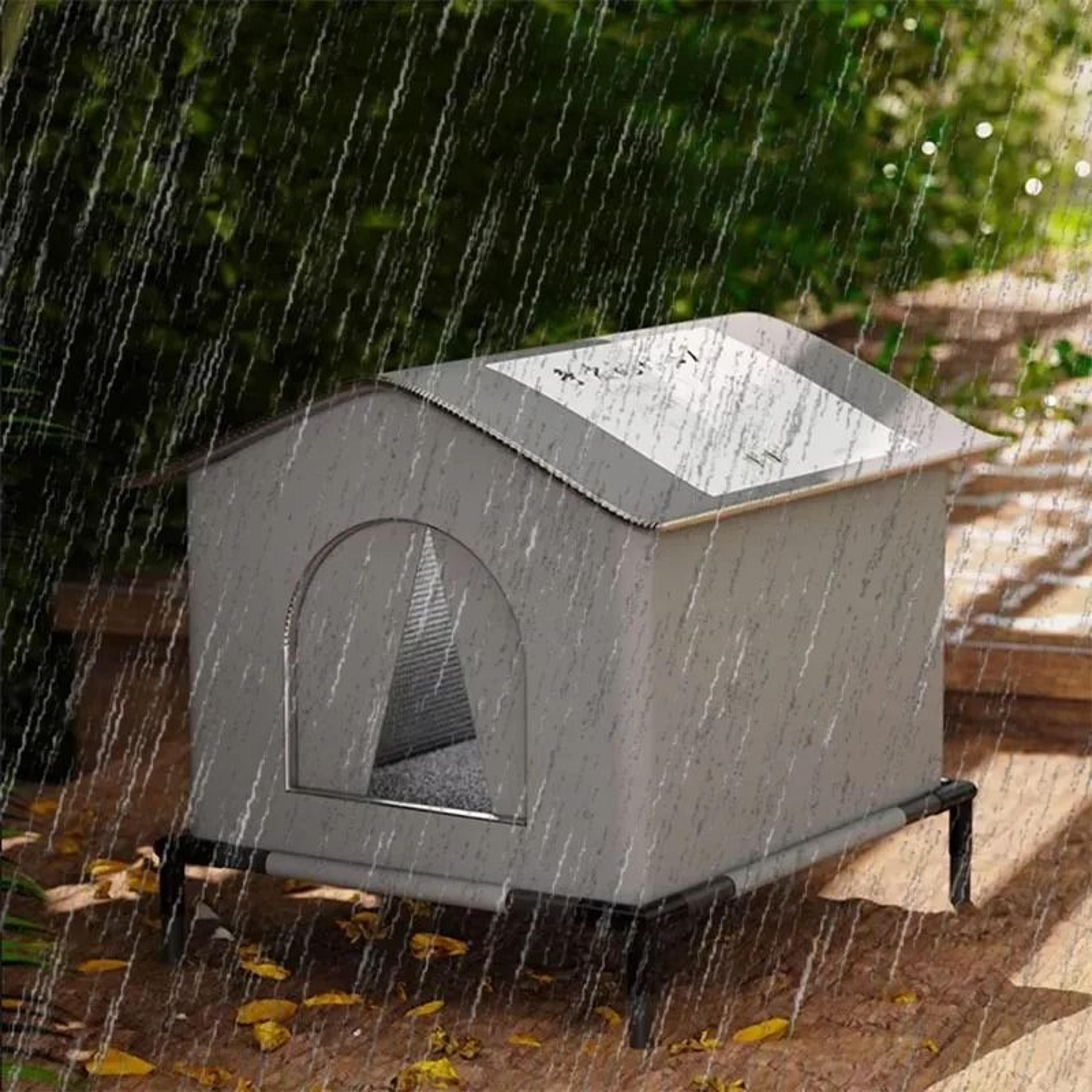 Waterproof Outdoor Cat House Winter Warm Pet Cave Bed Foldable Shelter For Small Dogs And Cats 9