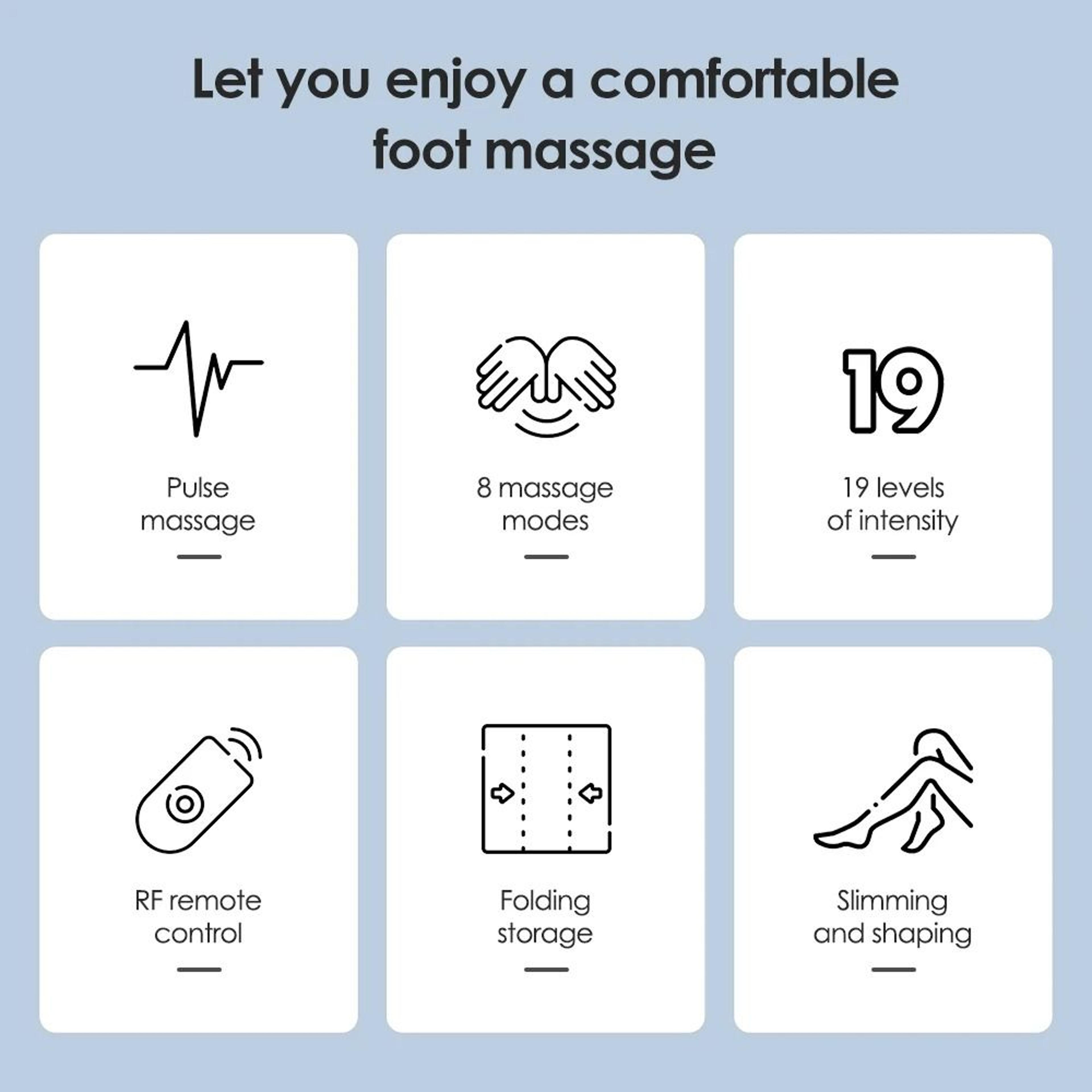 TENS Foot Massager Pad EMS Microcurrent Foot Mat For Relaxation And Muscle Stimulation 1
