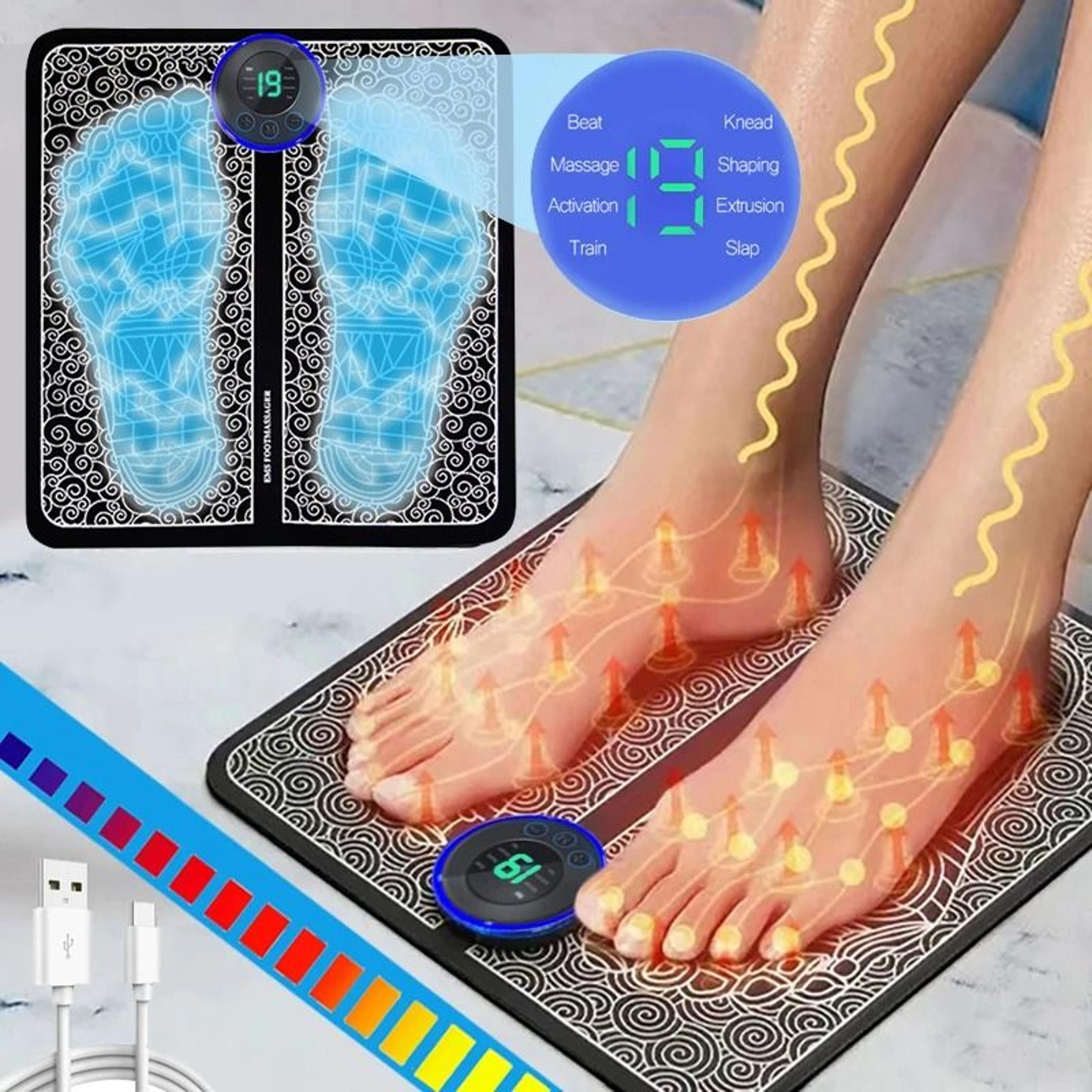 Electric Foot Massager Pad Portable Foot Massage Mat Muscle Relaxation Trainer 6