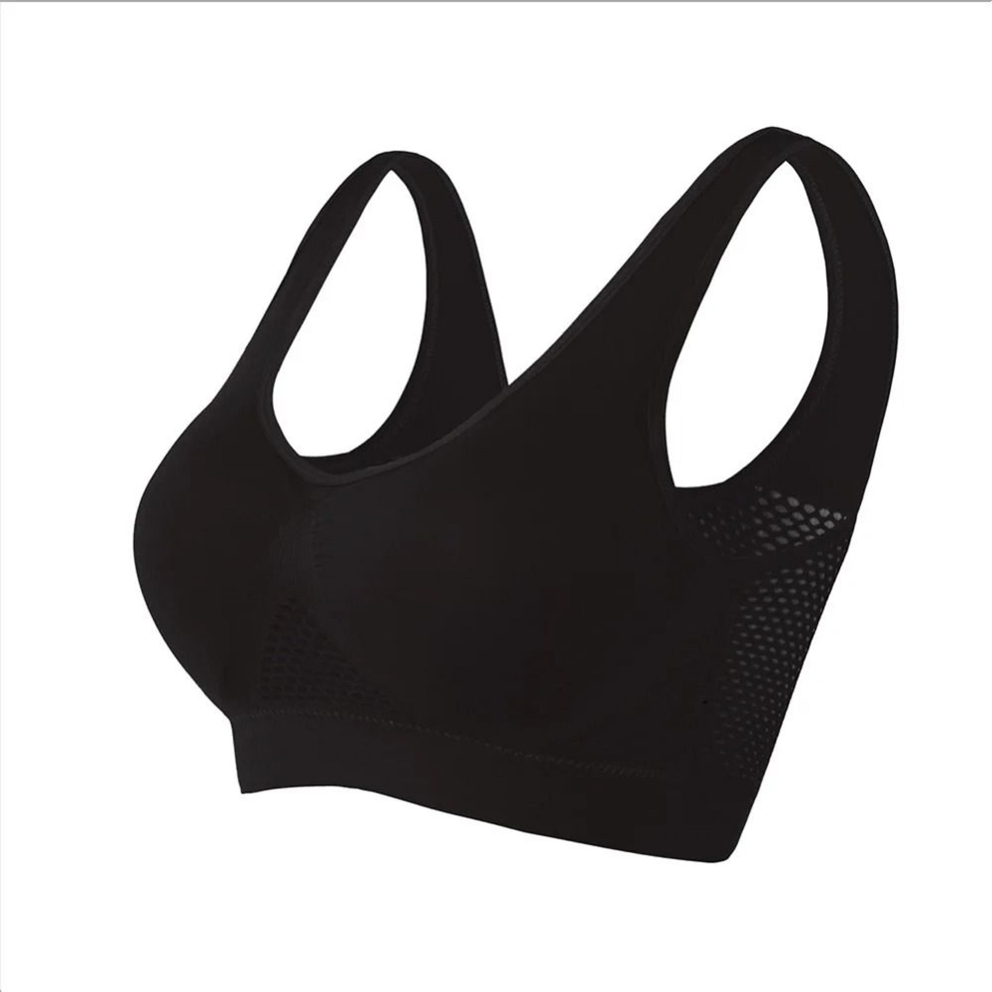 Seamless Sports Bra Wireless Yoga Bra Shockproof Gym Crop Top Plus Size 6XL 1