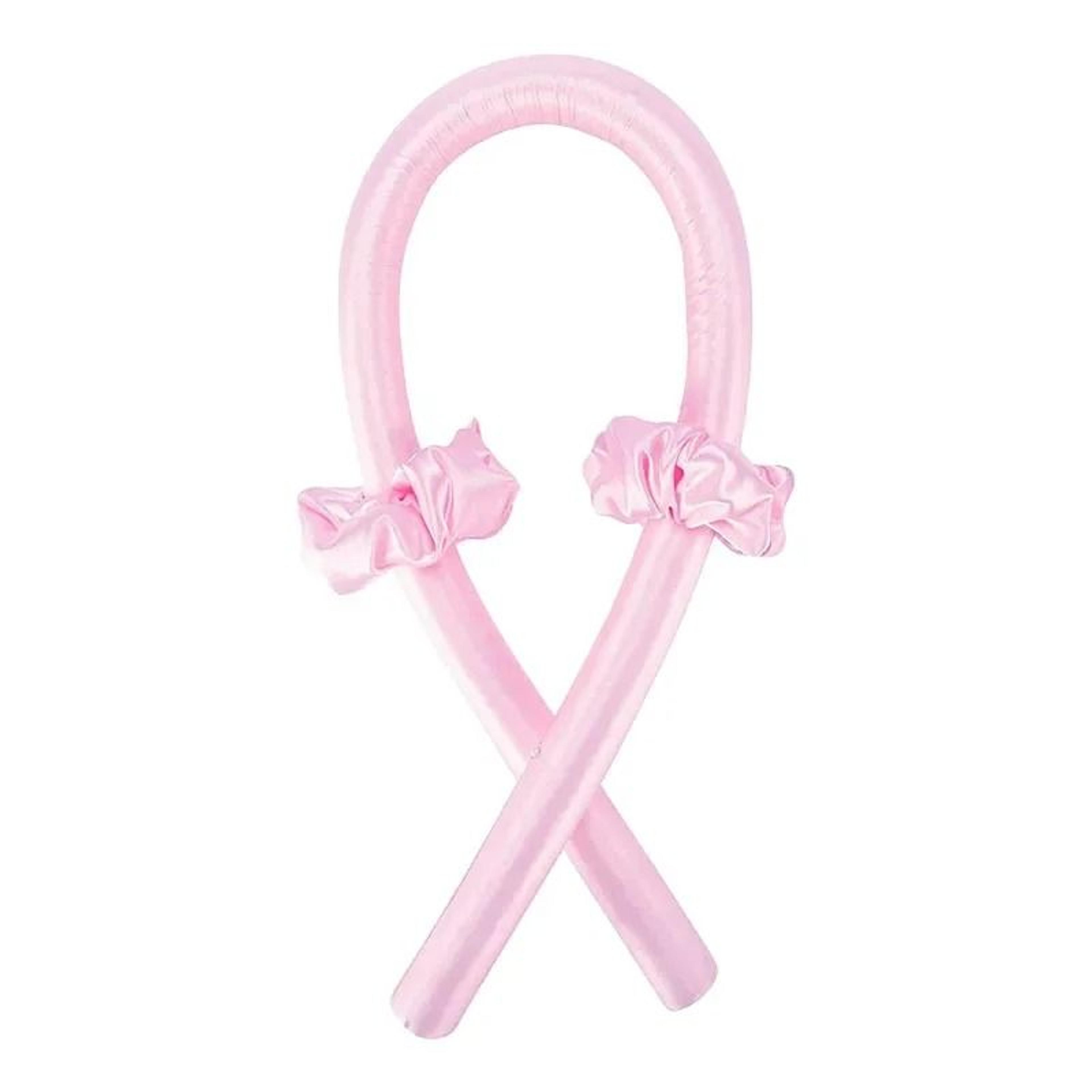 Heatless Curling Rod Headband No Heat Hair Curlers Silk Ribbon Overnight Curlers 3