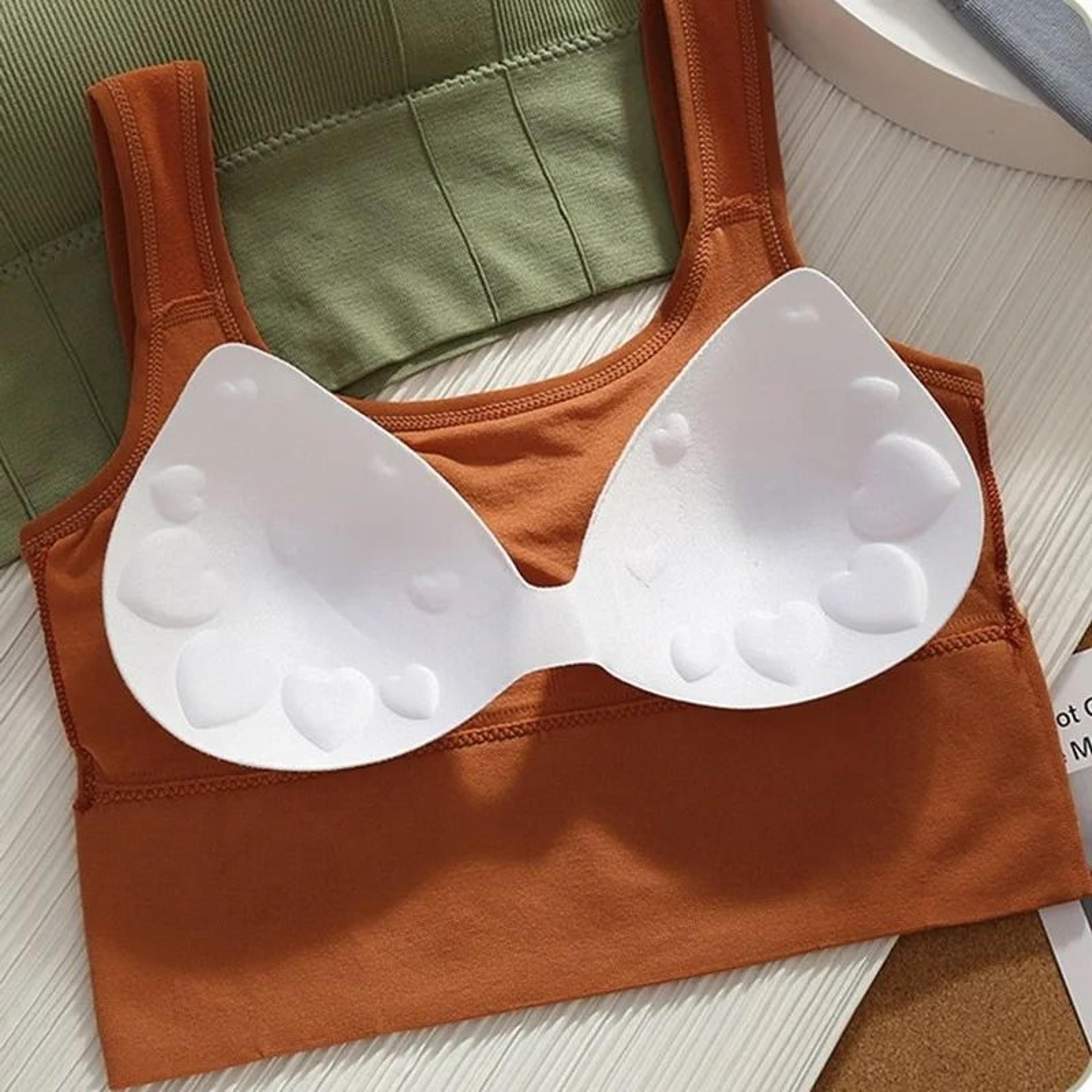 Breathable Sports Bra Seamless Yoga Bra Shockproof Push Up Gym Workout Crop Top 11