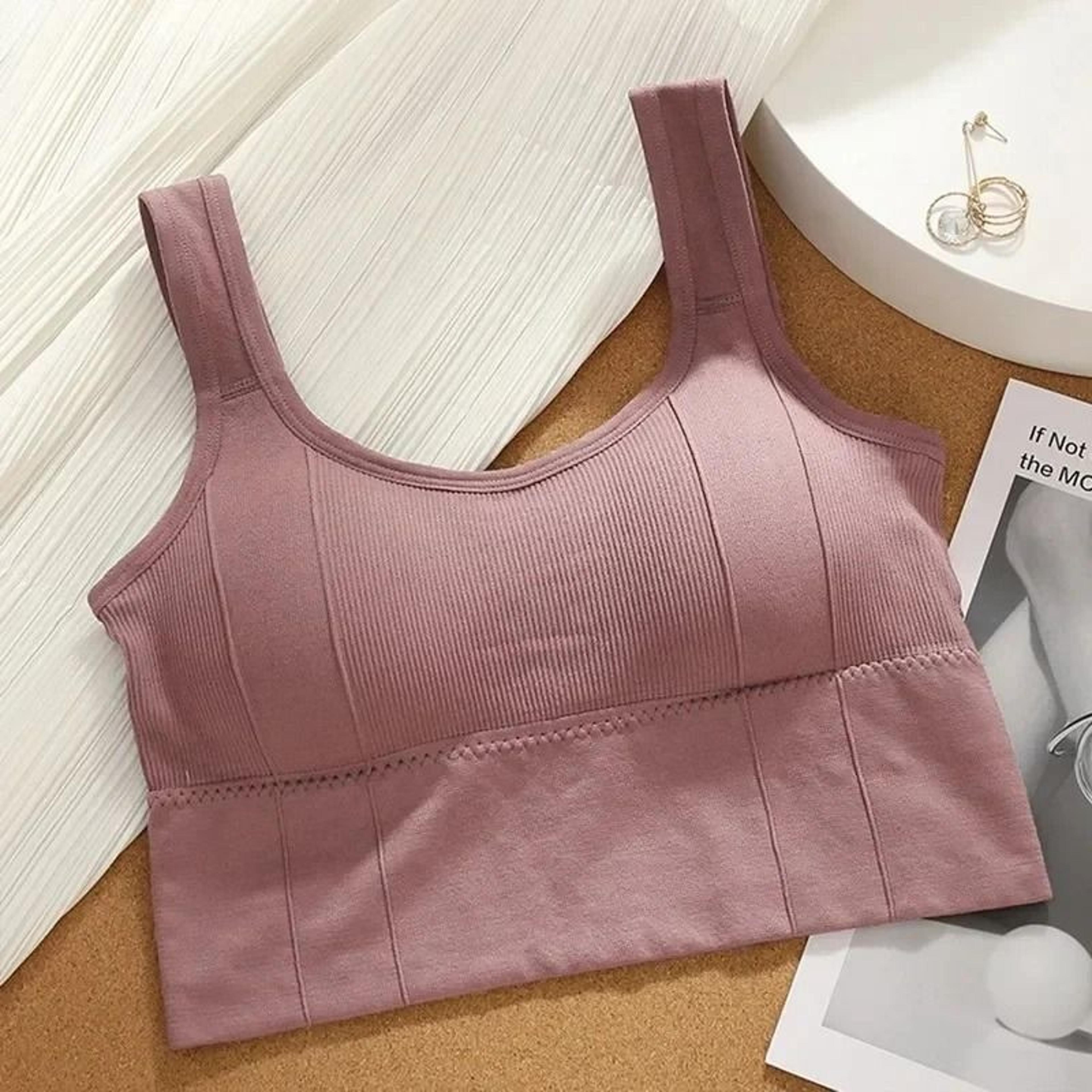 Breathable Sports Bra Seamless Yoga Bra Shockproof Push Up Gym Workout Crop Top 1