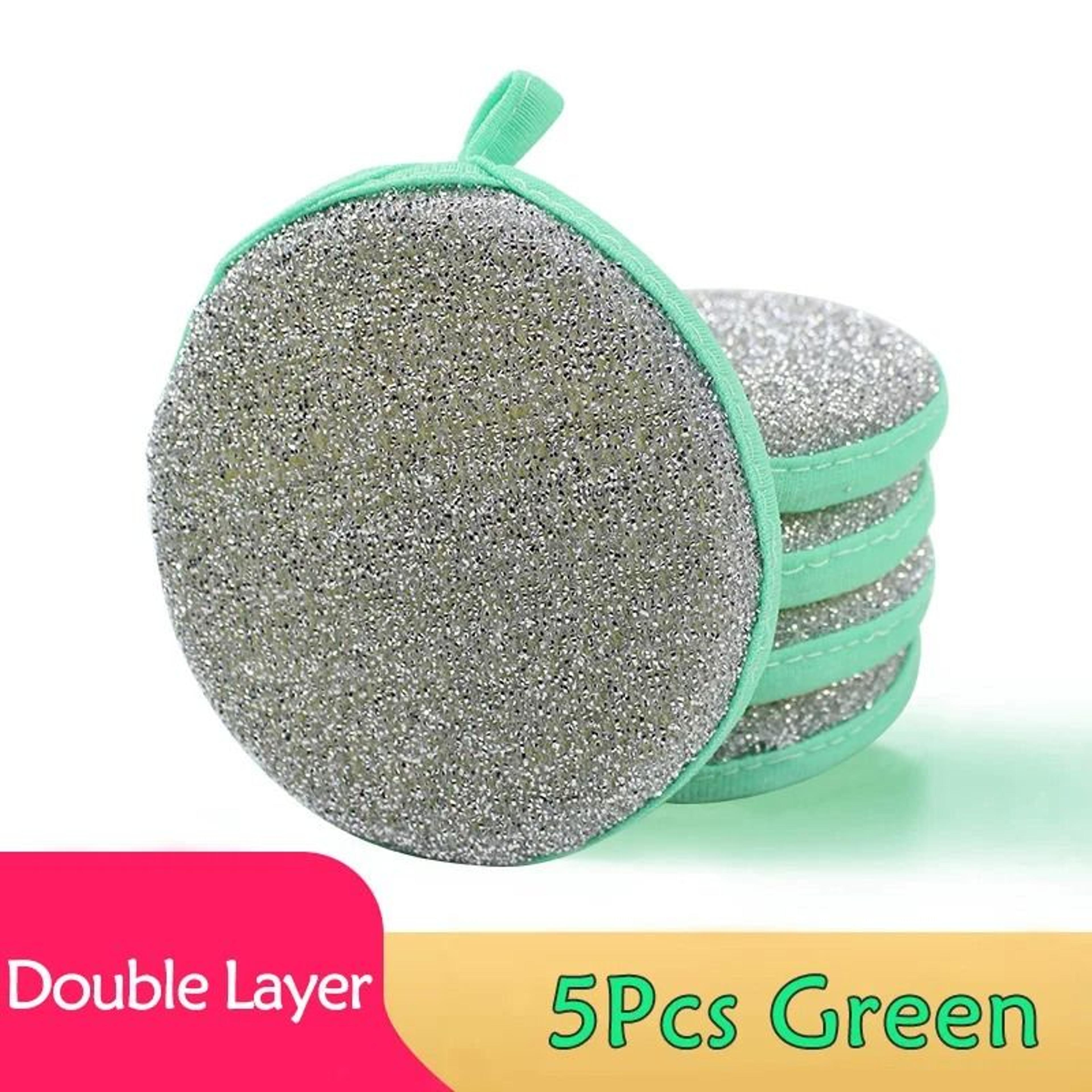 Double Sided Dish Sponge Dishwashing Sponge Set Non Scratch Pan Pot Scrubber 3