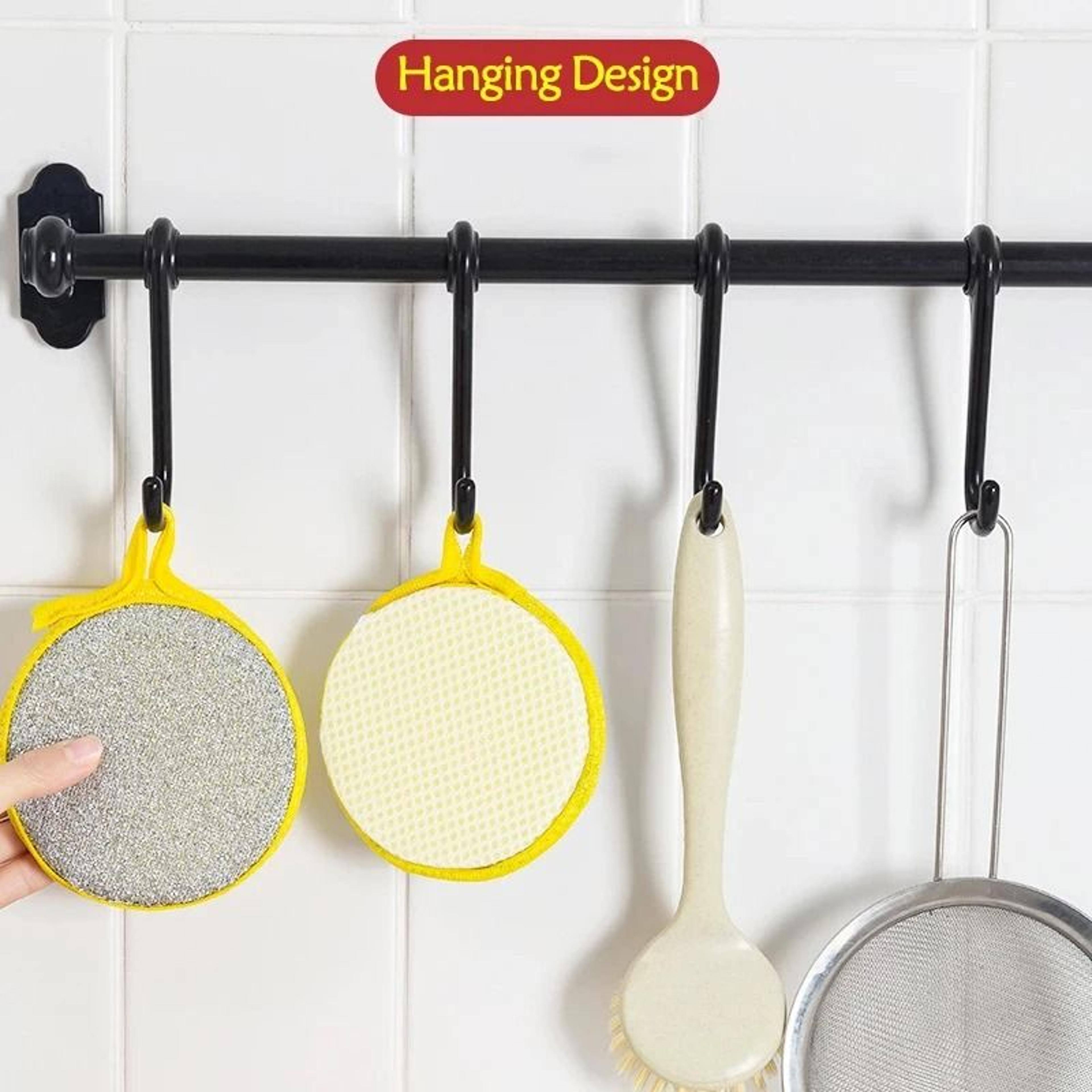 Double Sided Dish Sponge Dishwashing Sponge Set Non Scratch Pan Pot Scrubber 11