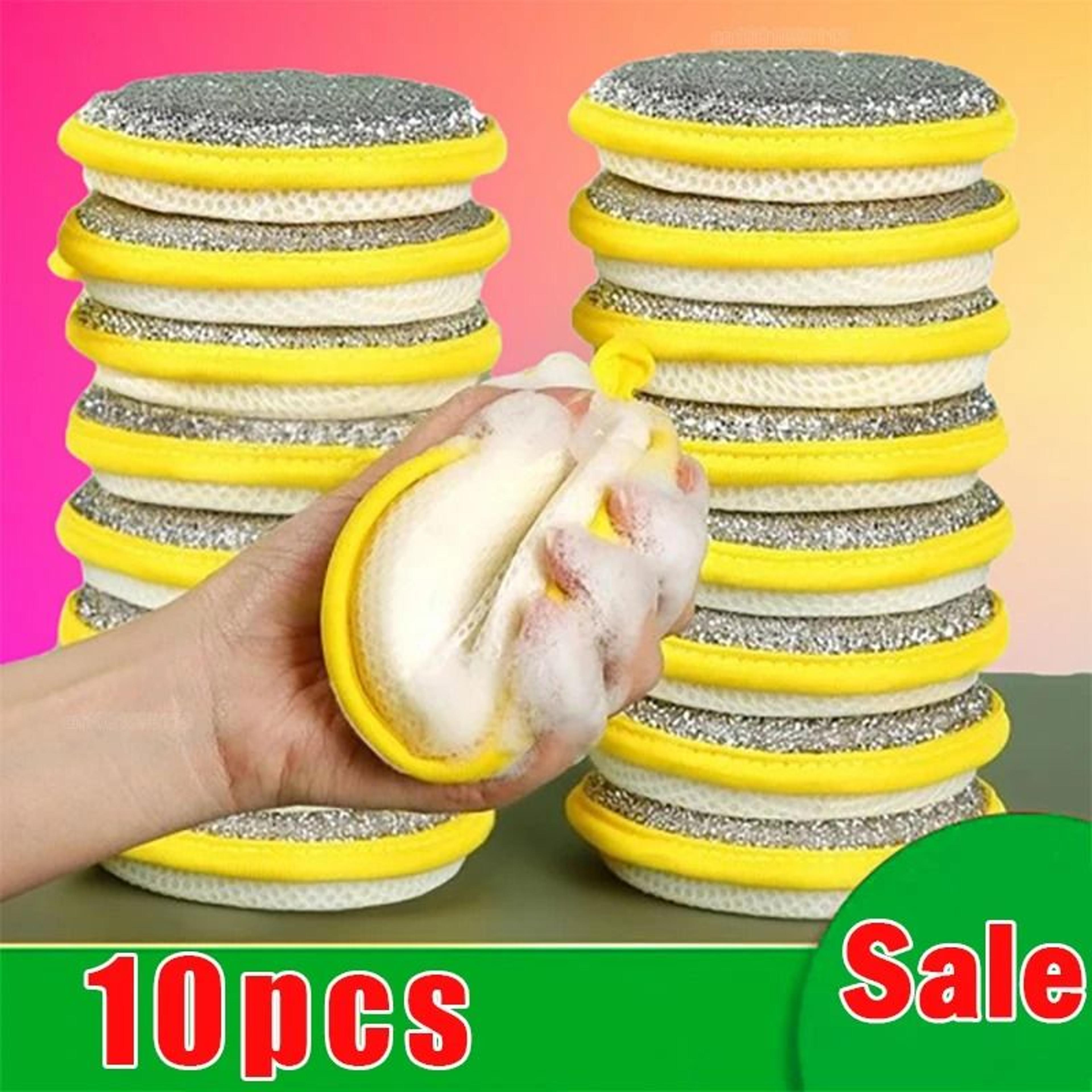 Double Sided Dish Sponge Dishwashing Sponge Set Non Scratch Pan Pot Scrubber 14