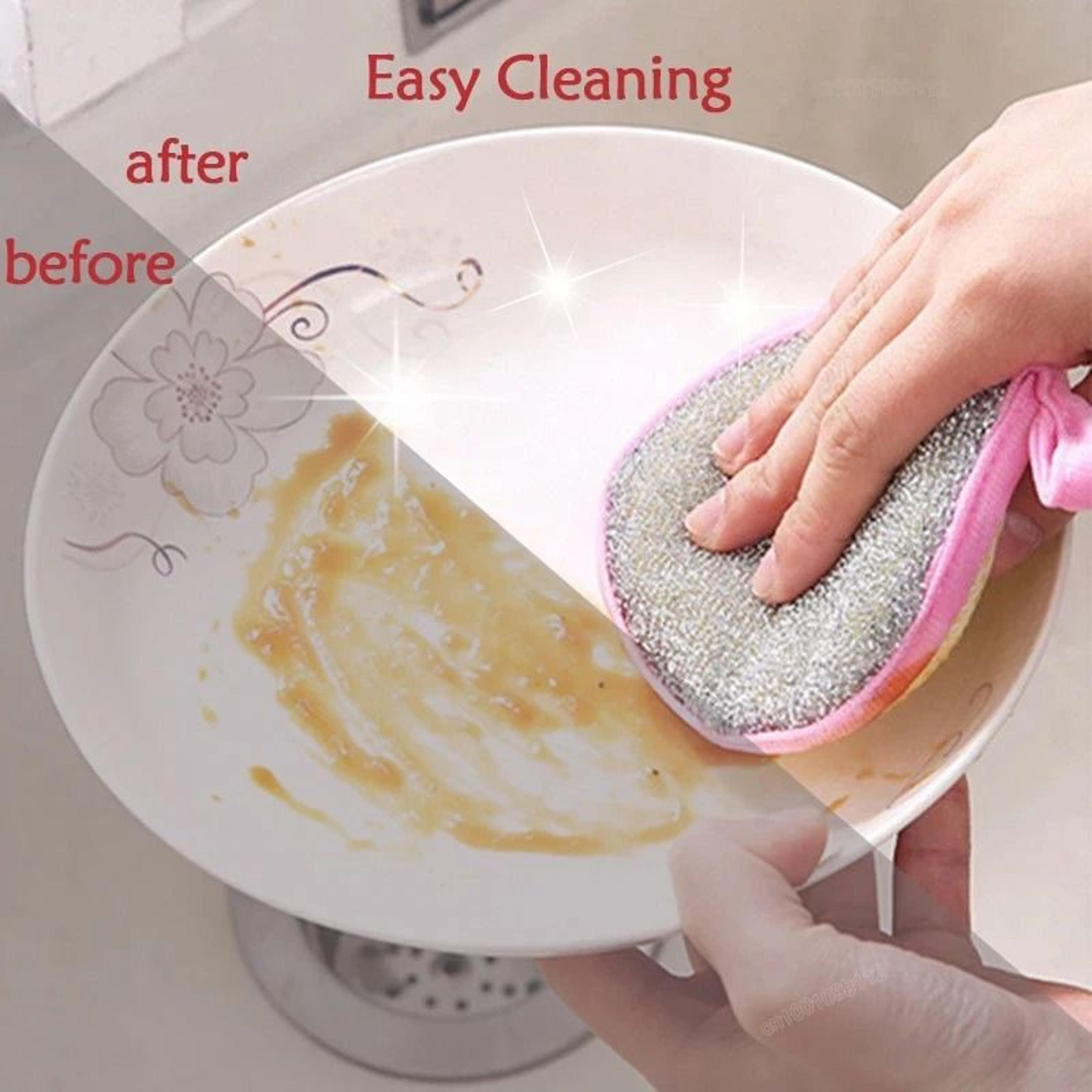 Double Sided Dish Sponge Dishwashing Sponge Set Non Scratch Pan Pot Scrubber 15