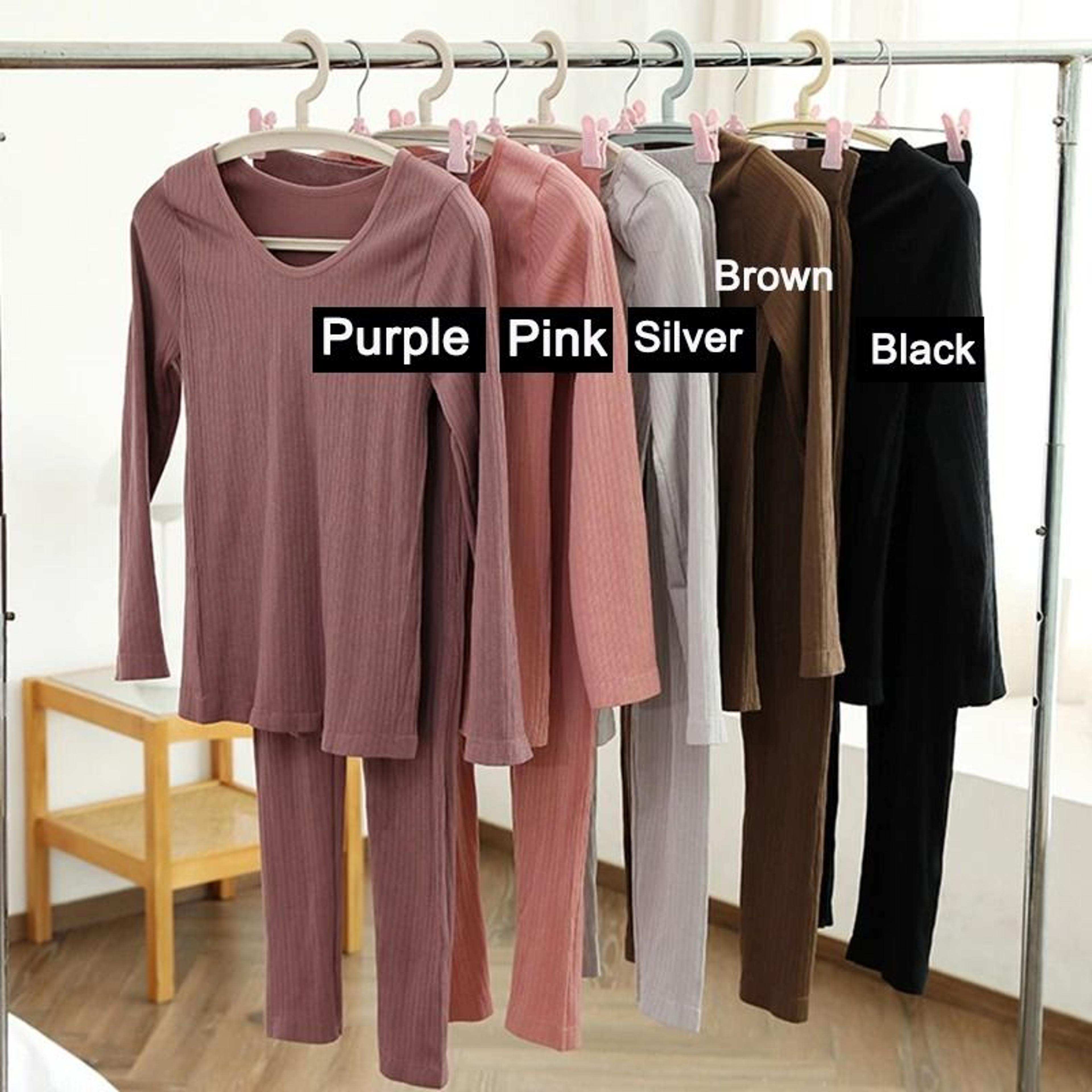 Warm Womens Thermal Underwear Set Long Johns With Shaping Fit And Soft Comfort 10