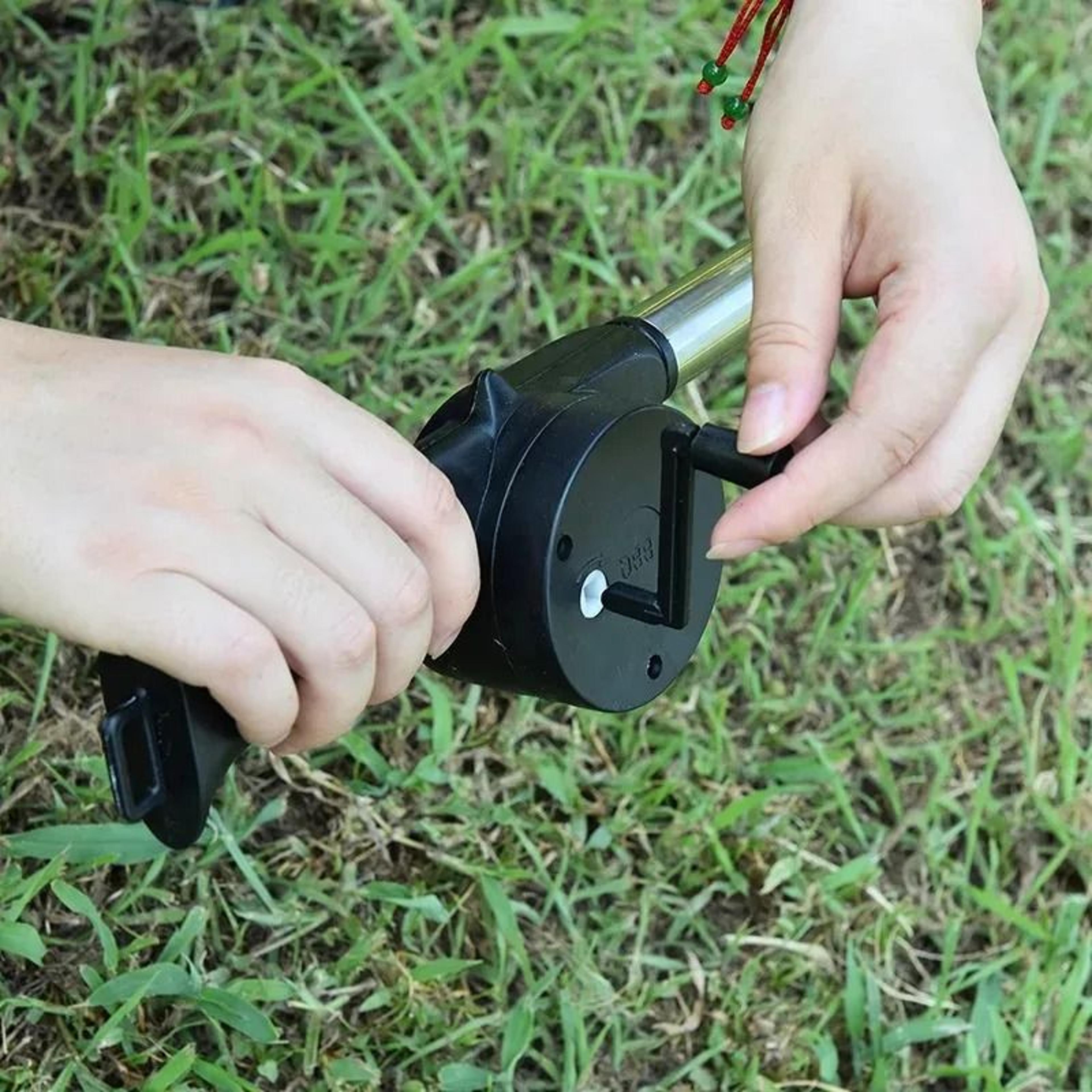 Manual BBQ Fan Blower Barbecue Air Tool For Faster Fire And Easy Grilling 2