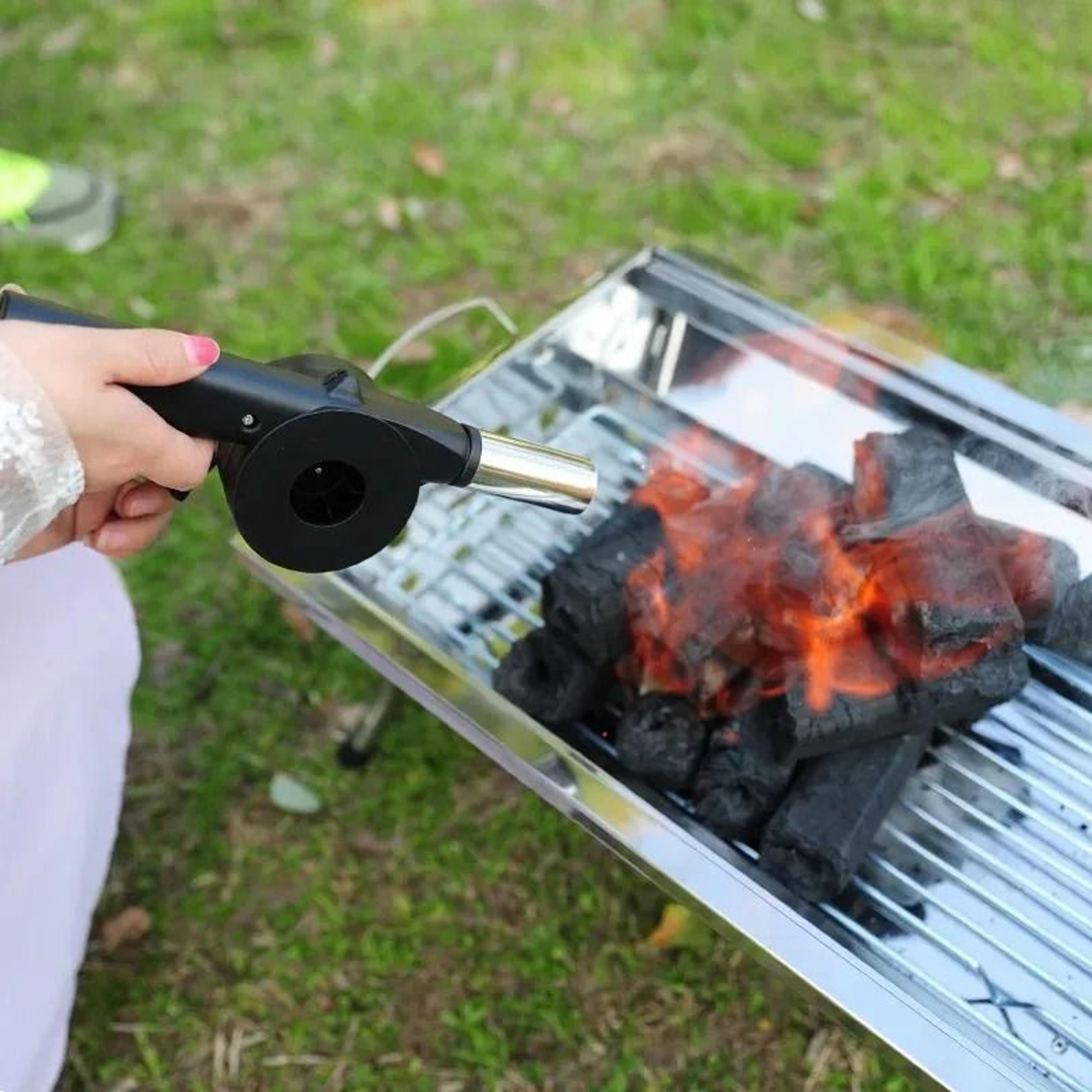 Manual BBQ Fan Blower Barbecue Air Tool For Faster Fire And Easy Grilling 5