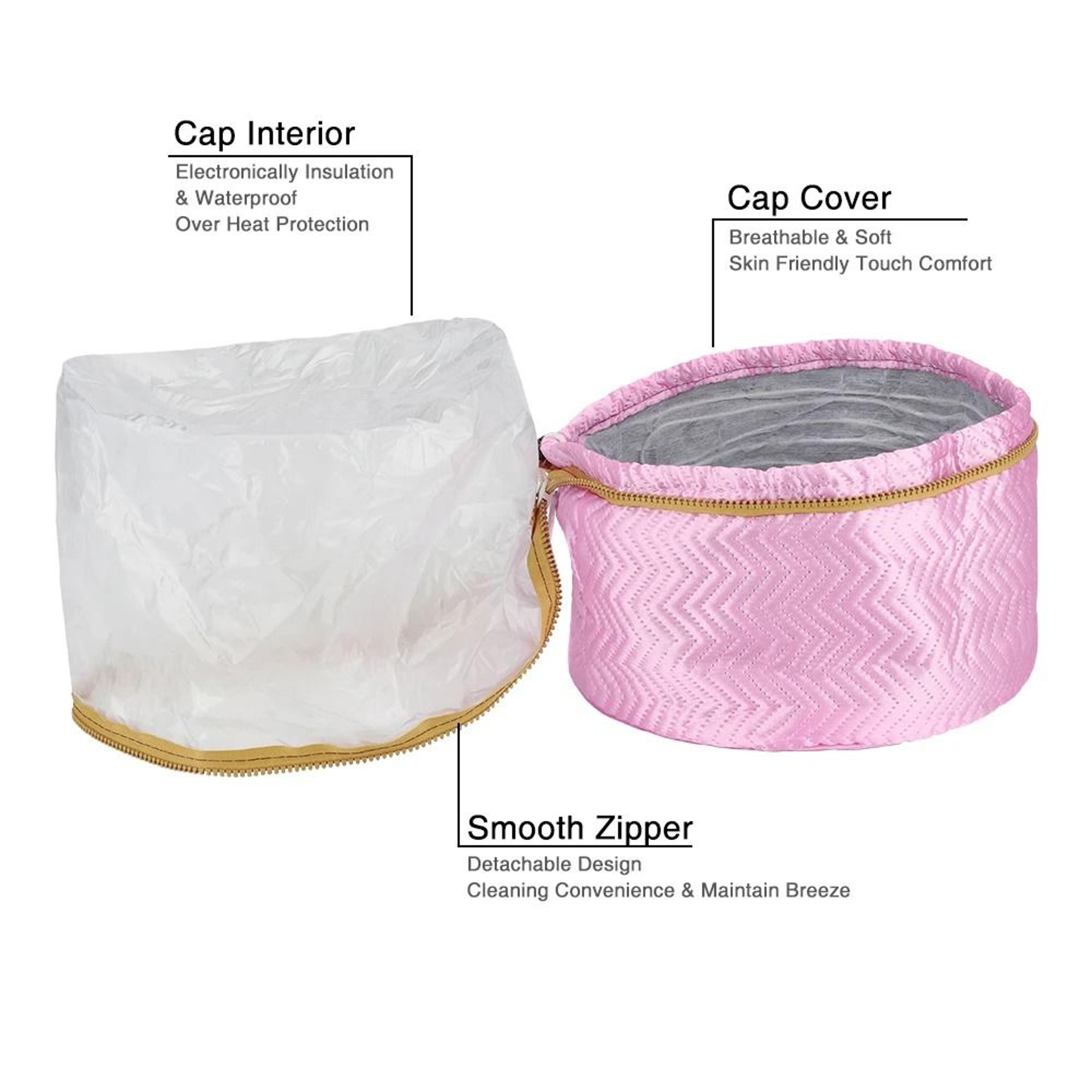 Heated Hair Cap Hair Steamer Bonnet For Deep Conditioning And Thermal Treatment 8