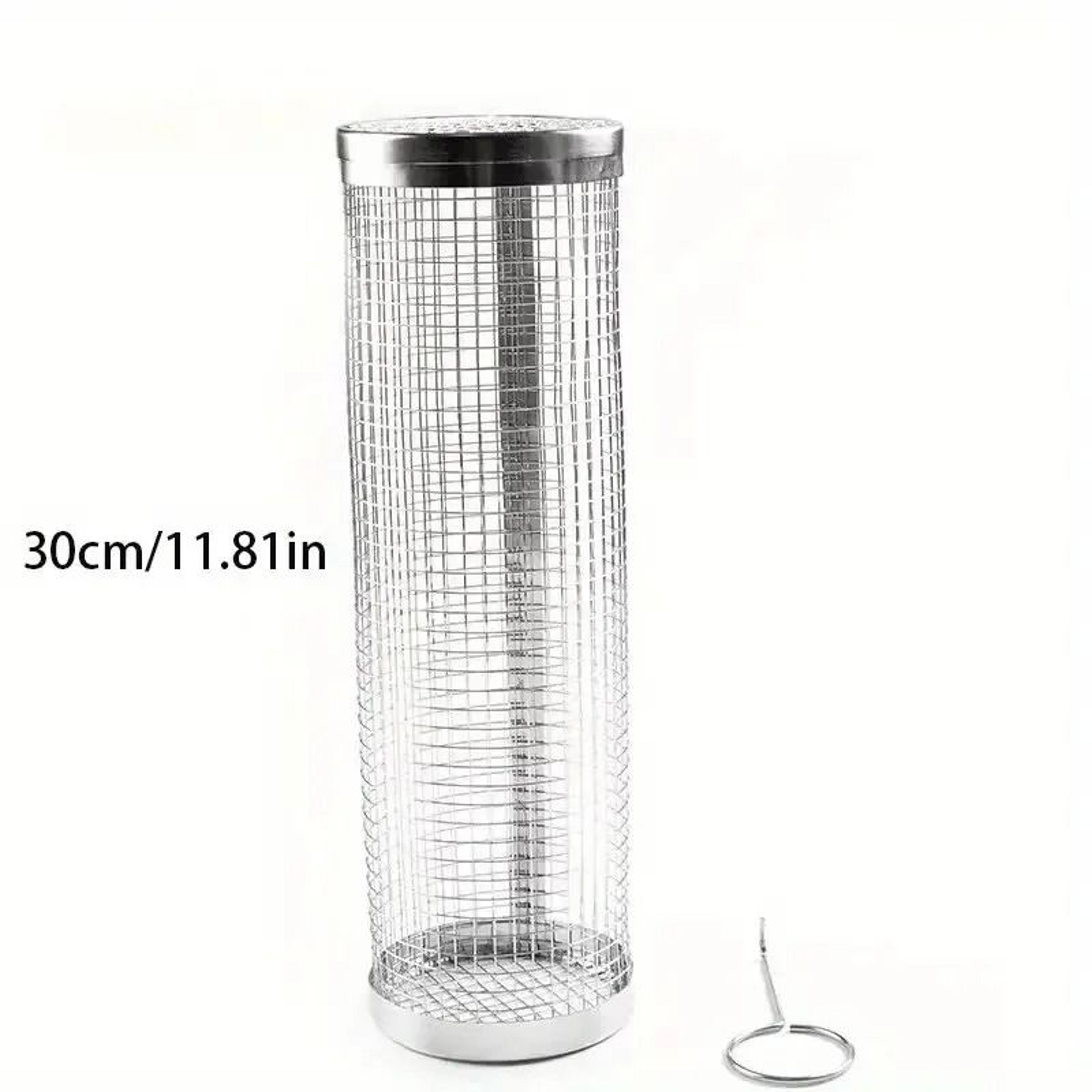 Stainless Steel BBQ Grill Cage Basket For Easy Outdoor Grilling And Camping 2