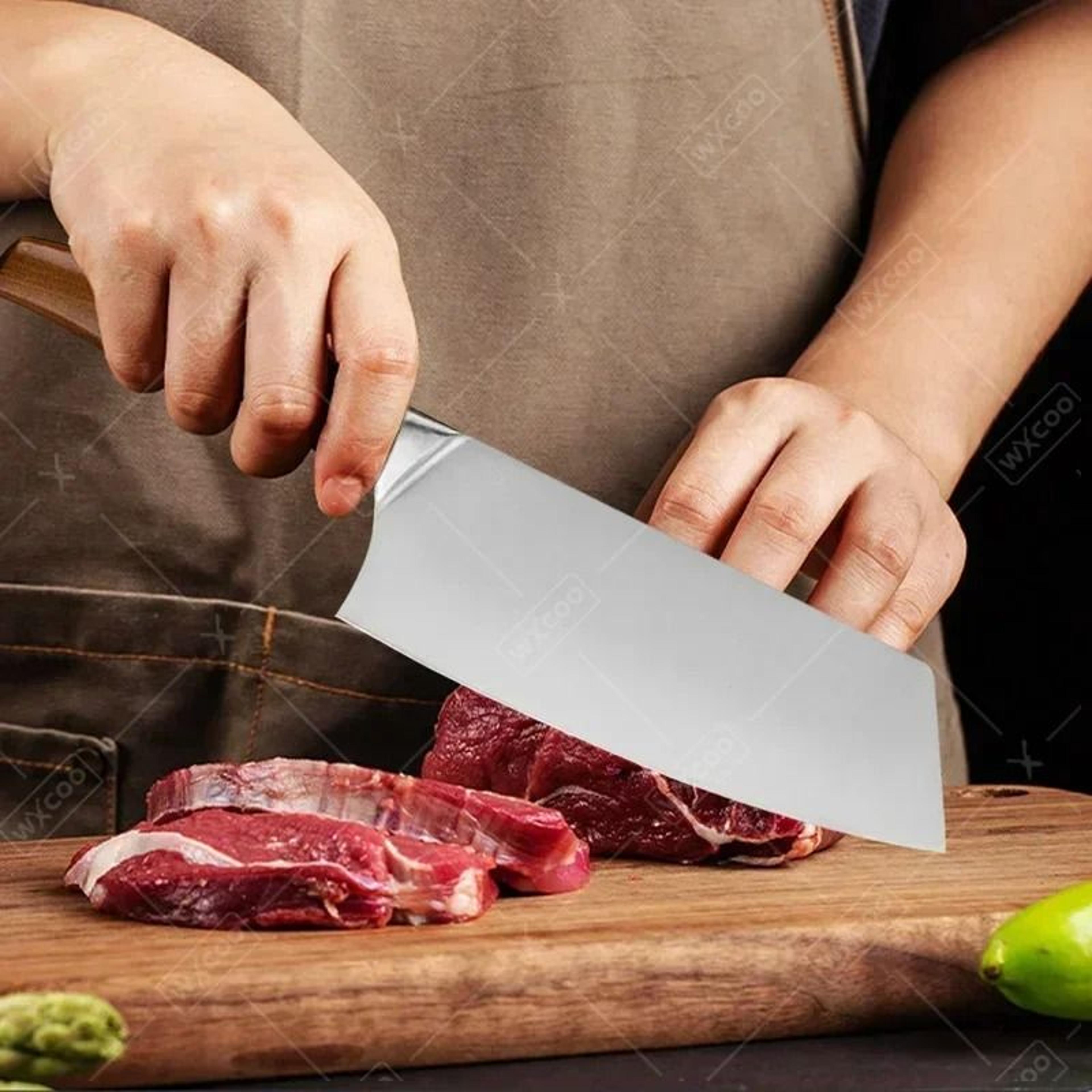 Professional Japanese Kitchen Knife Set Stainless Steel Chef Knife Santoku And Cleaver 14
