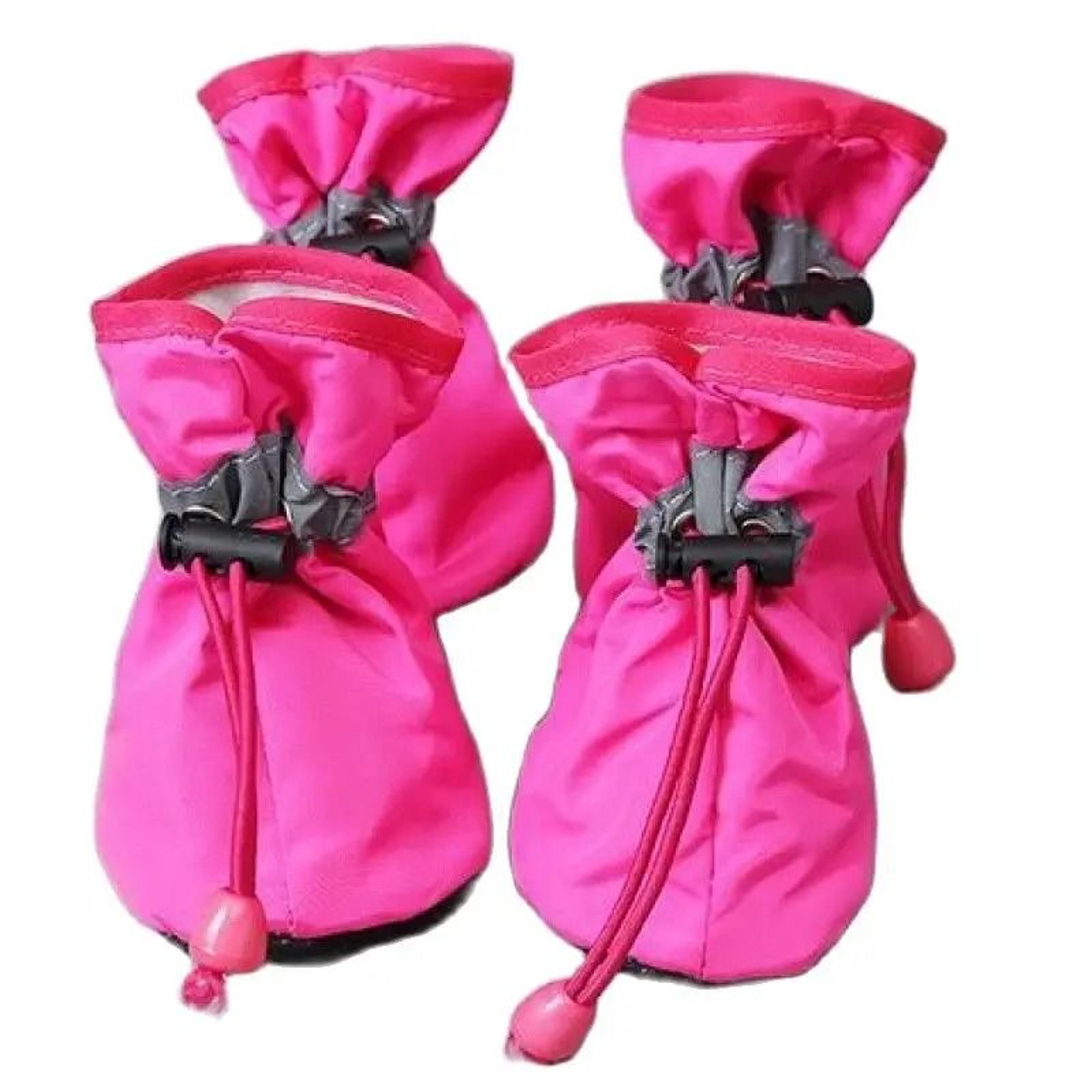 4 Piece Waterproof Dog Shoes Anti Slip Pet Boots For Small Dogs And Cats 1
