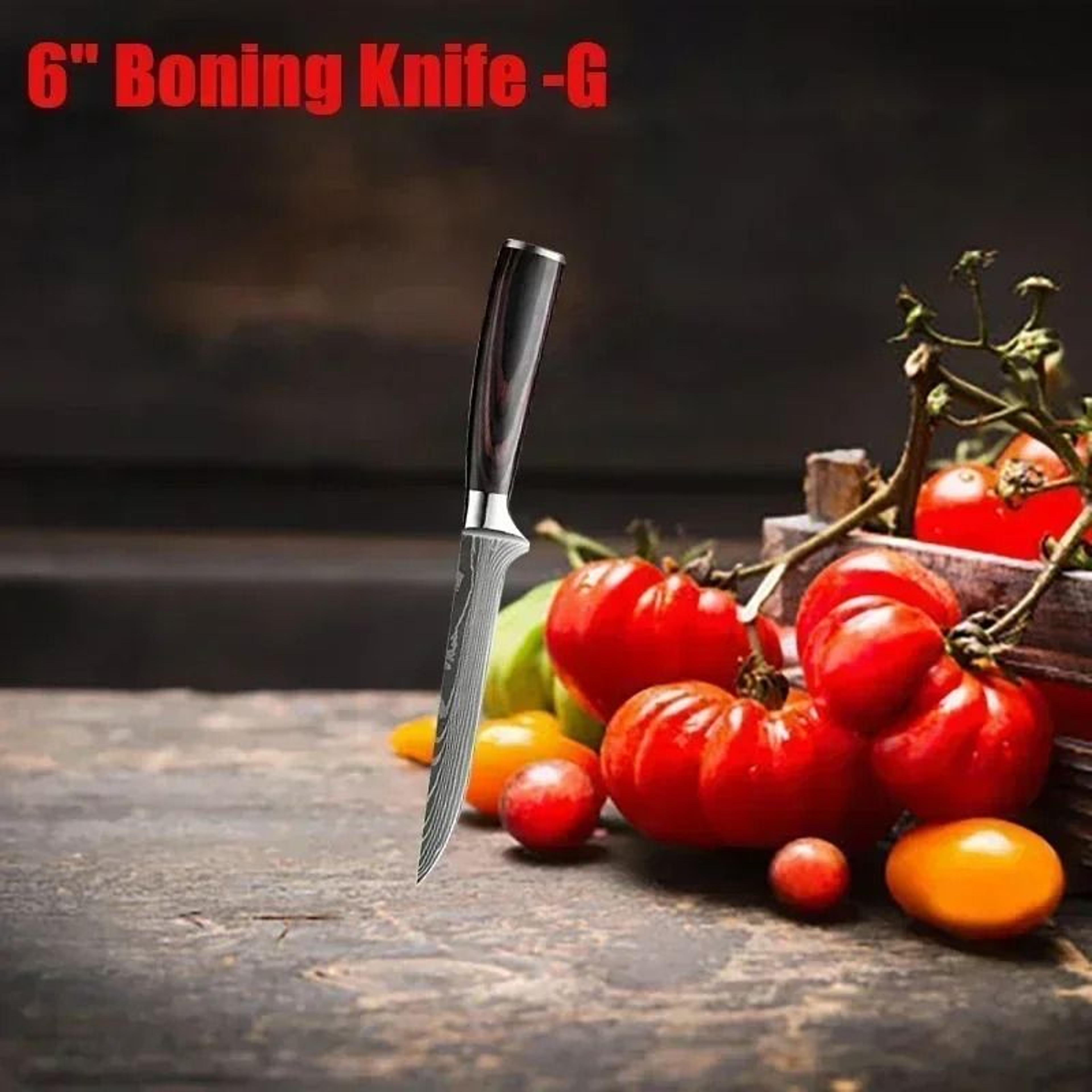 Professional Damascus Kitchen Knife Japanese Santoku And Butcher Cleaver For Precision Cutting 3