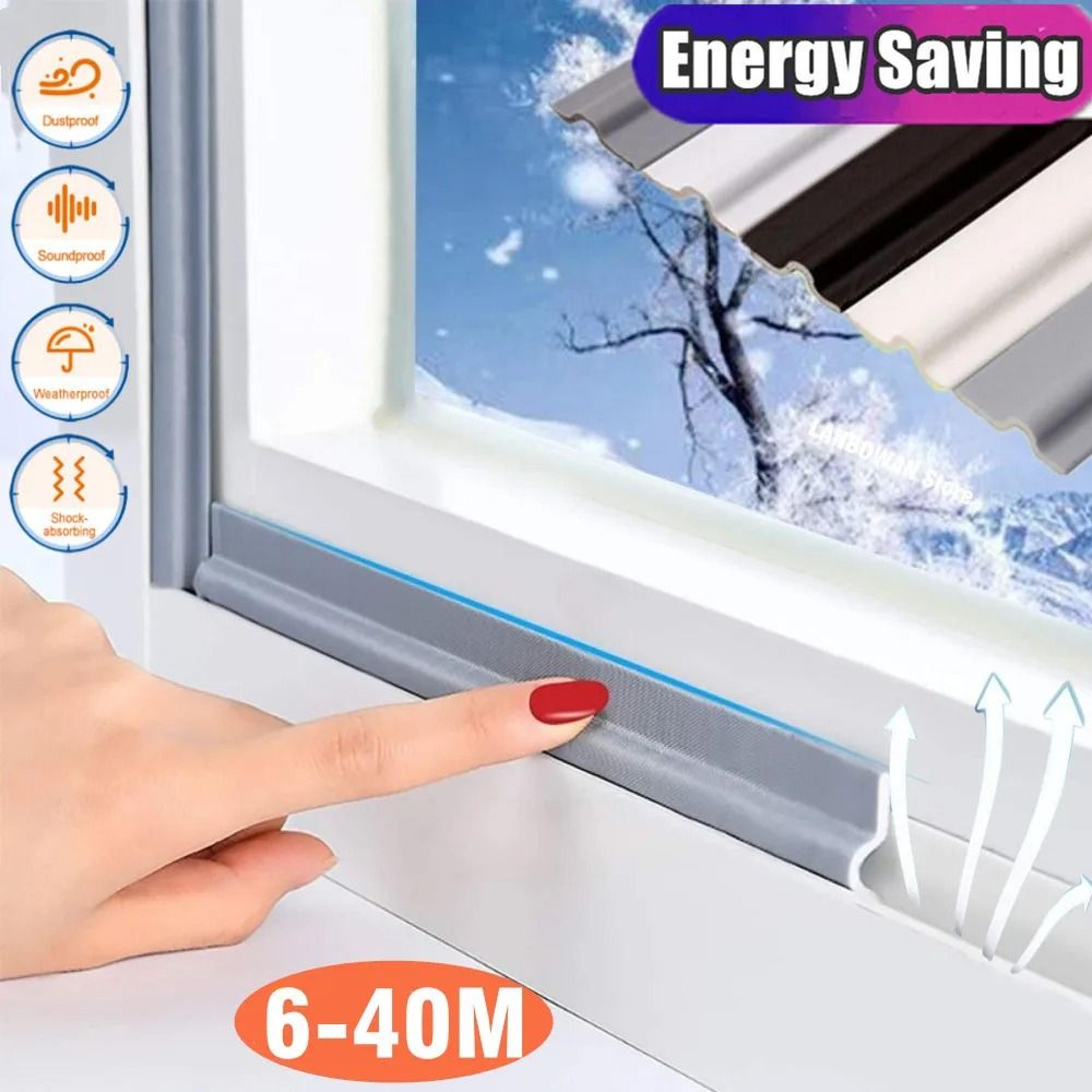 40M Window Weather Seal Strip Soundproof Door Seal Sliding Window Gap Filler Tape 7