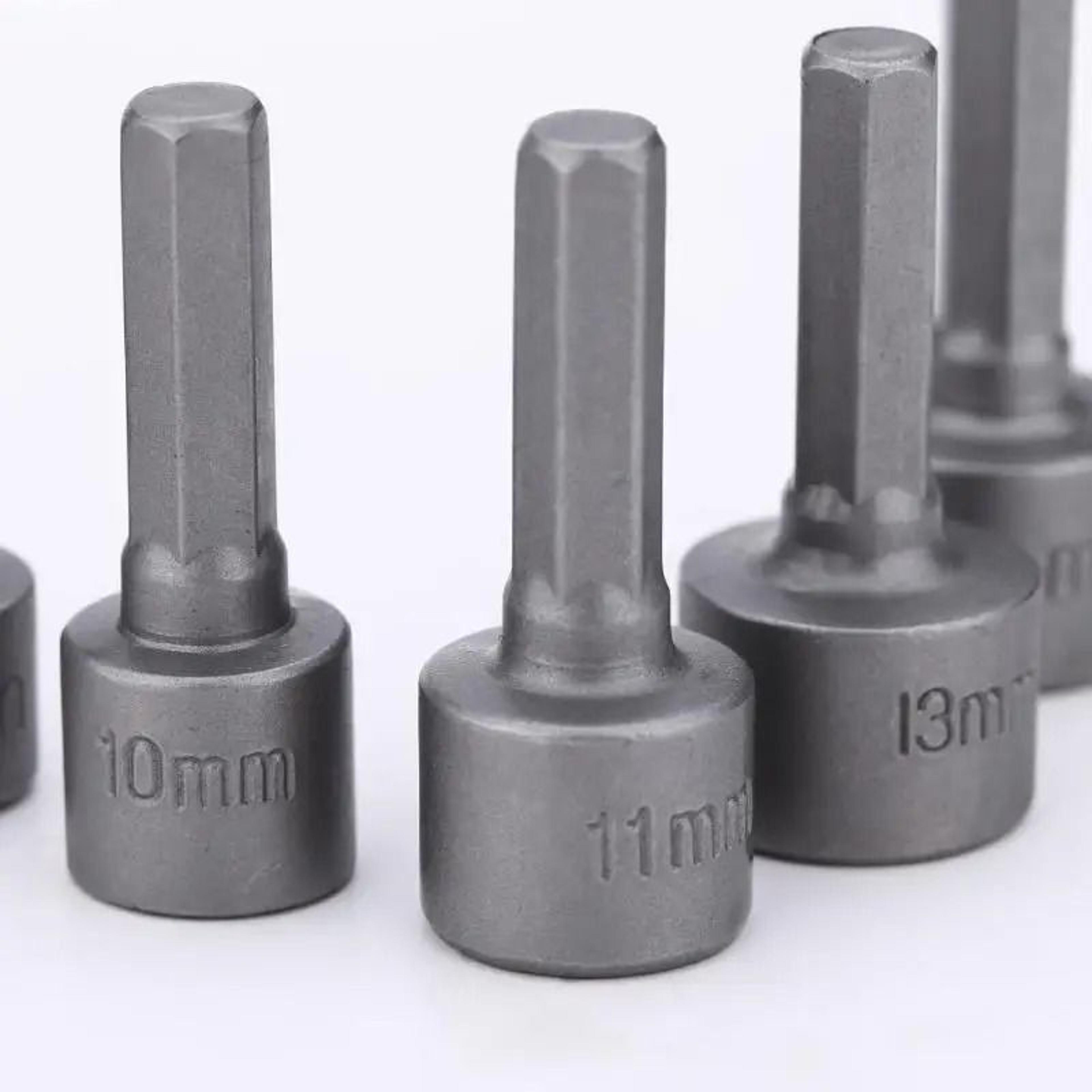 9 Piece Metric Nut Driver Set Hex Socket Set 5mm To 13mm For Fast Repairs 1