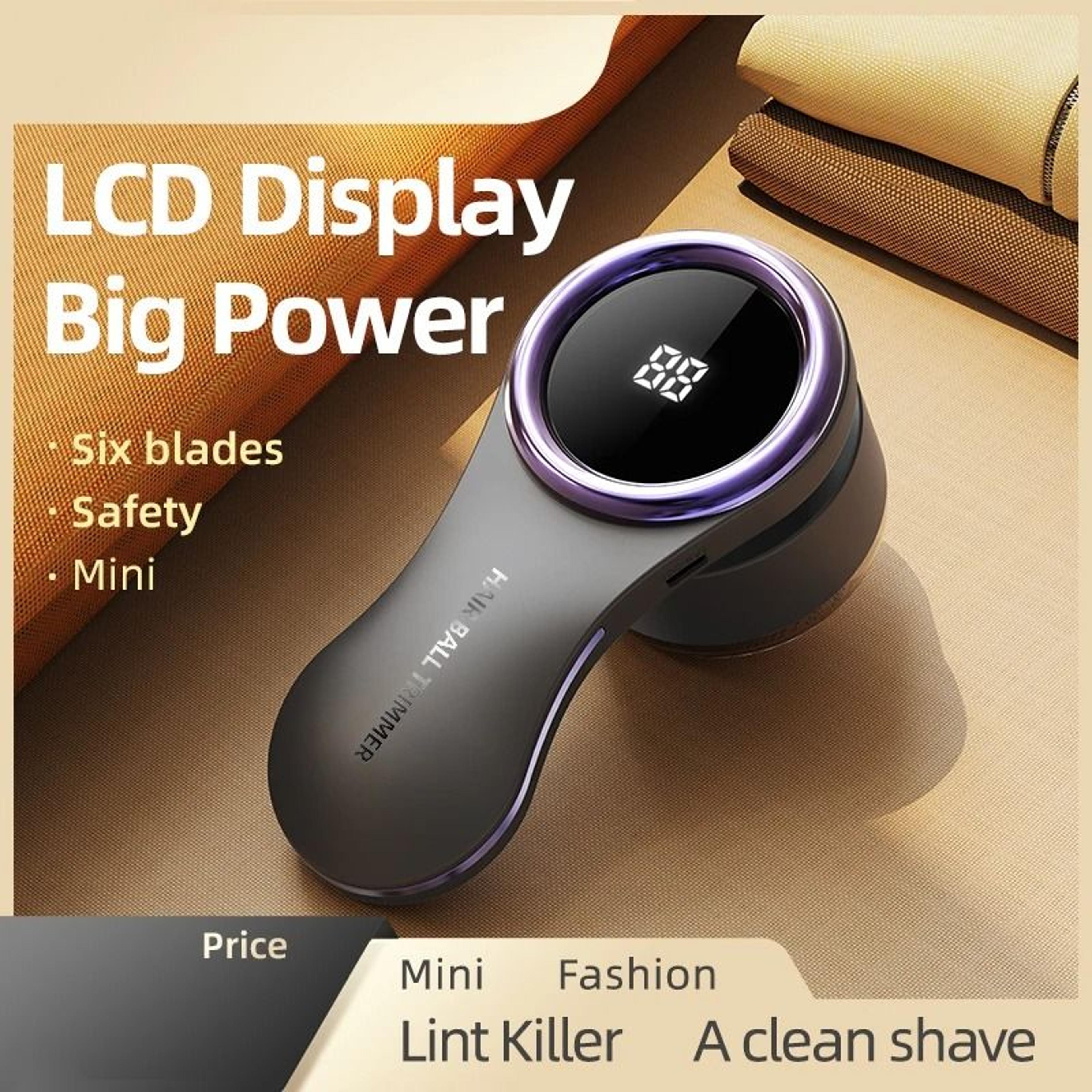 HOMEFISH USB Rechargeable Lint Remover Fabric Shaver For Clothes And Upholstery 4