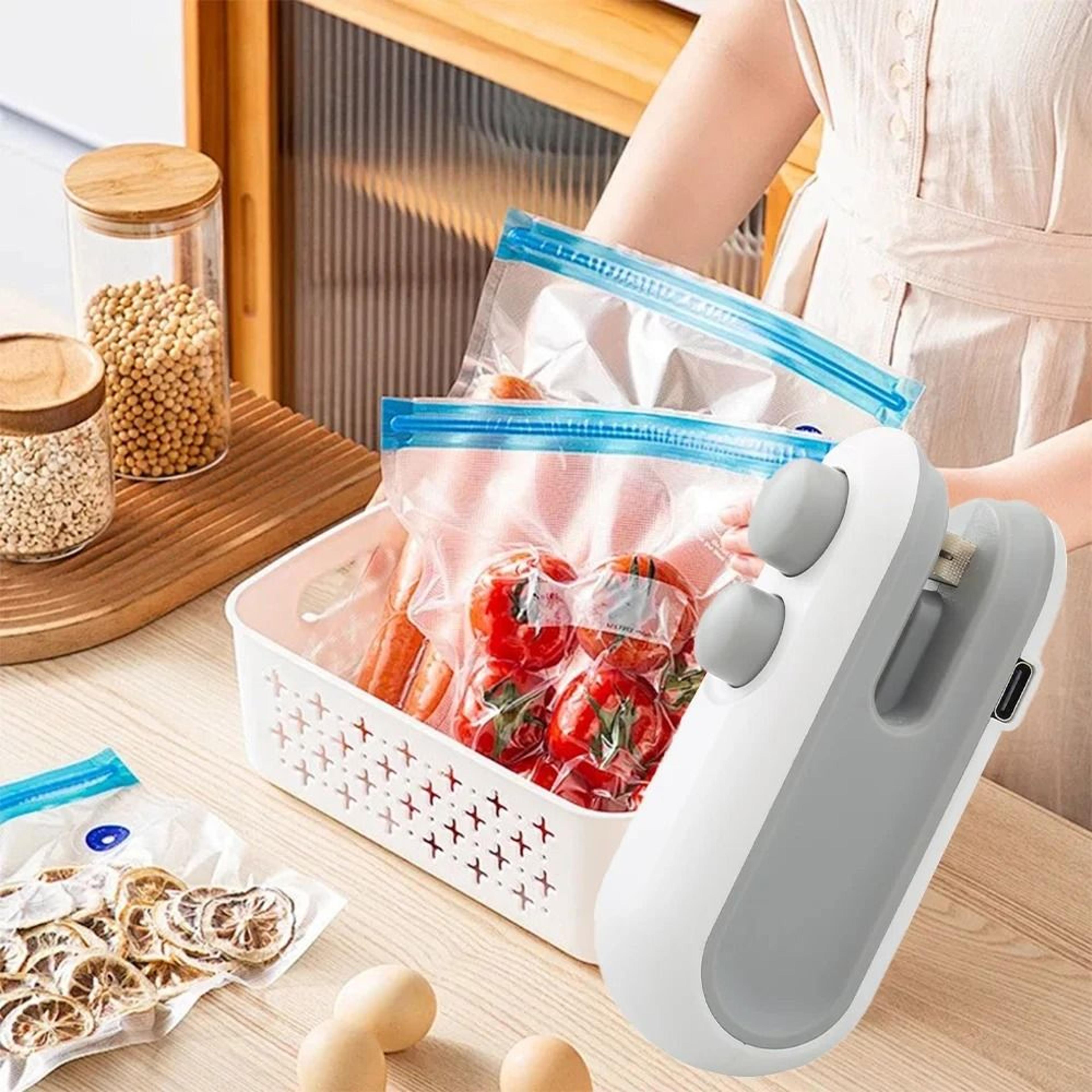Mini Handheld Heat Sealer Portable Bag Sealer For Plastic Food Packaging 0