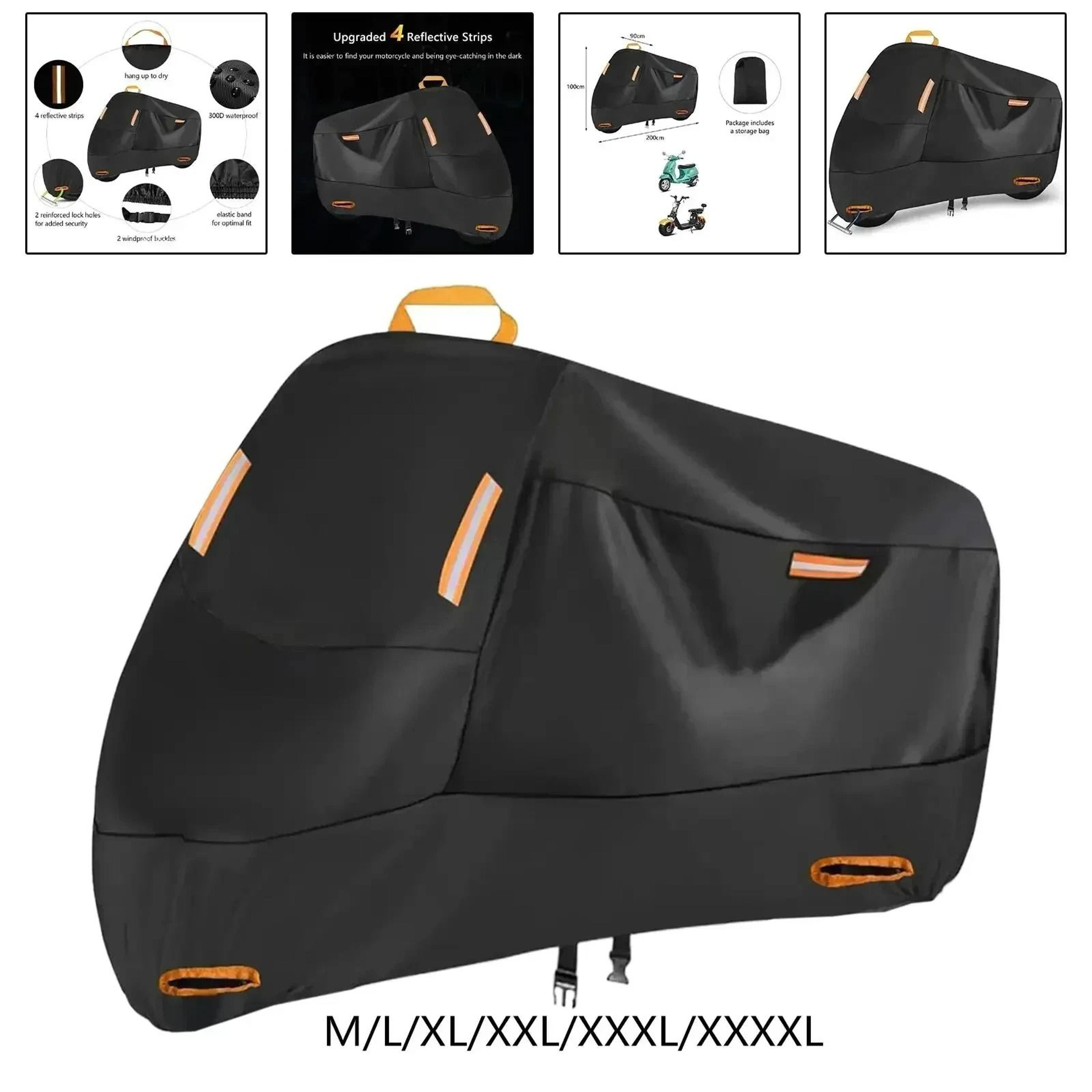 Thickened Waterproof Motorcycle Cover Outdoor UV Protective Polyester Cover For Motorcycle And Scoo 1