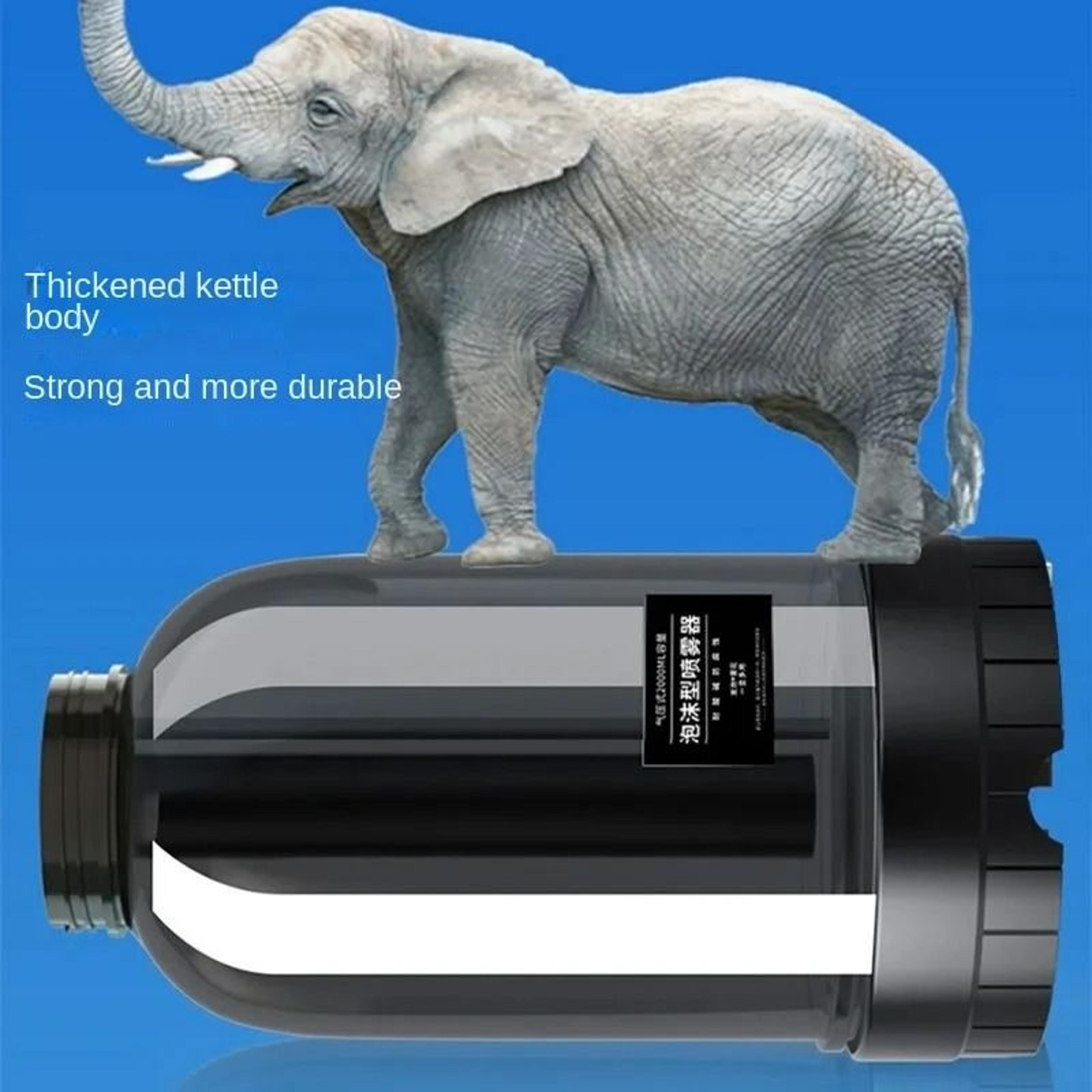 2L Hand Pump Foam Sprayer Snow Foam Cannon Bottle With 3 Nozzles For Car Wash And Window Cleaning 3