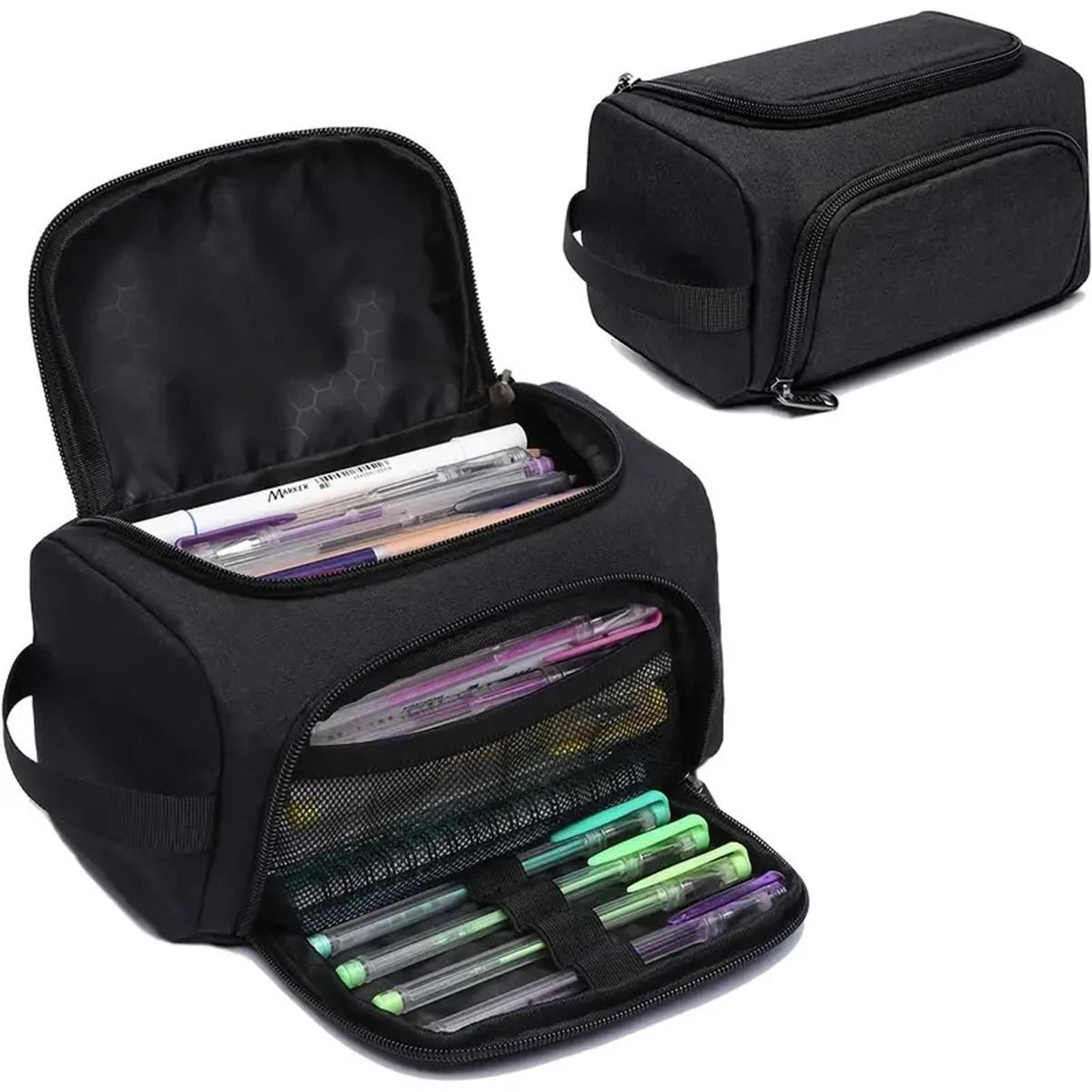 Extra Large Pencil Case Durable Polyester Multi Purpose Organizer Pouch For School Supplies And Mak 2