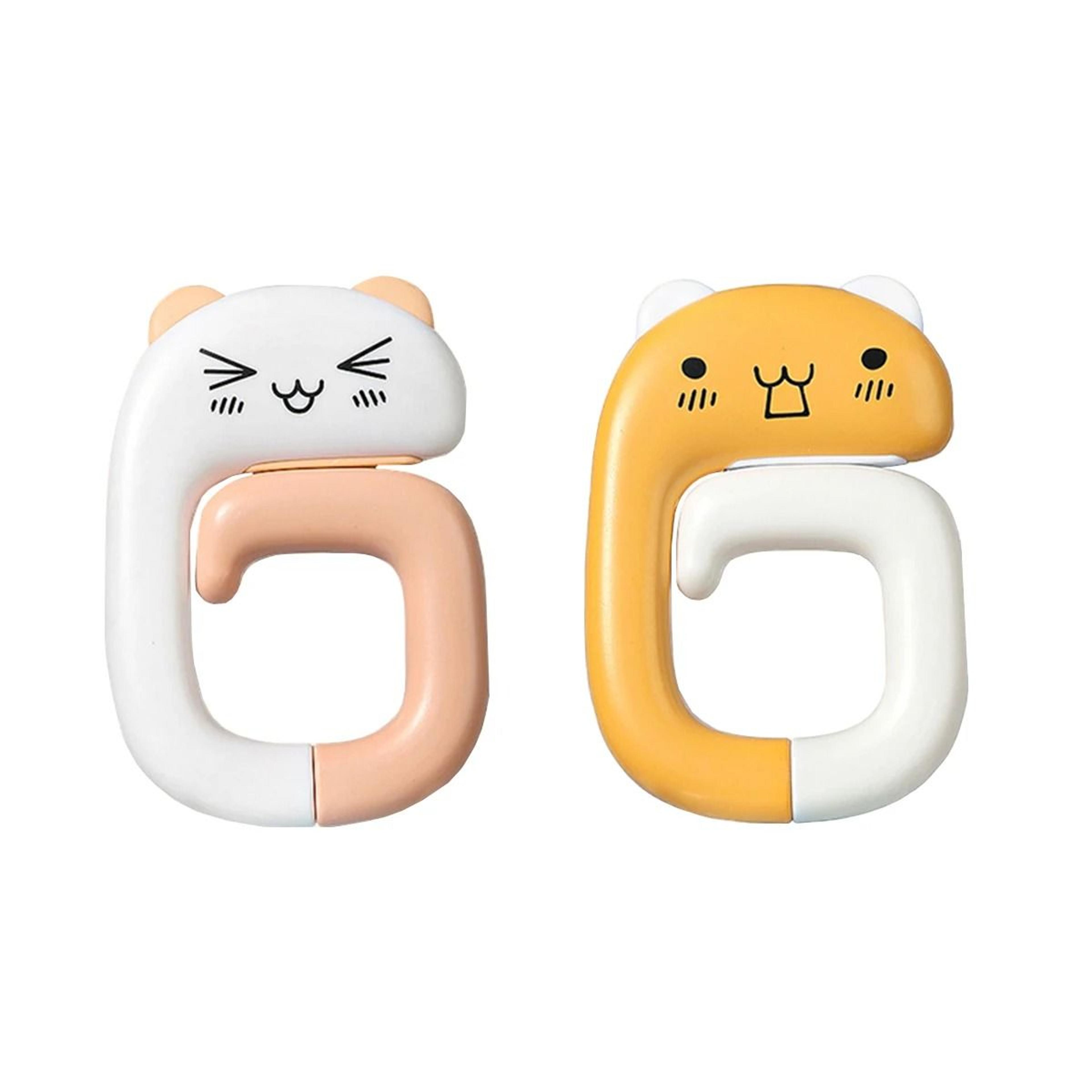 Kawaii Portable Bag Hook Animal Table Handbag Hanger Desk Purse Holder Travel Organizer 5