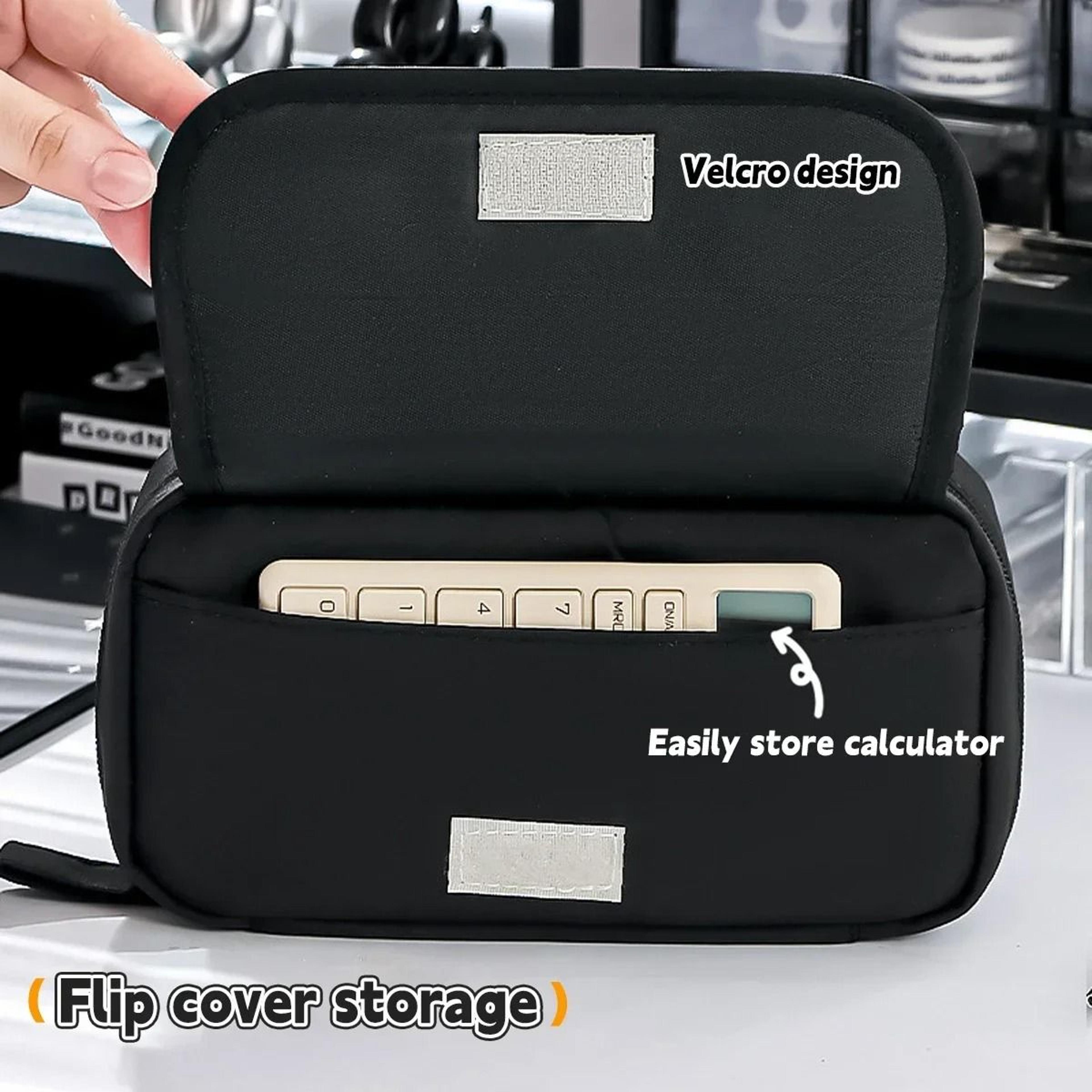 INS Style Pencil Case Kawaii Large Capacity Student Stationery Organizer Korean Pencil Bag 7