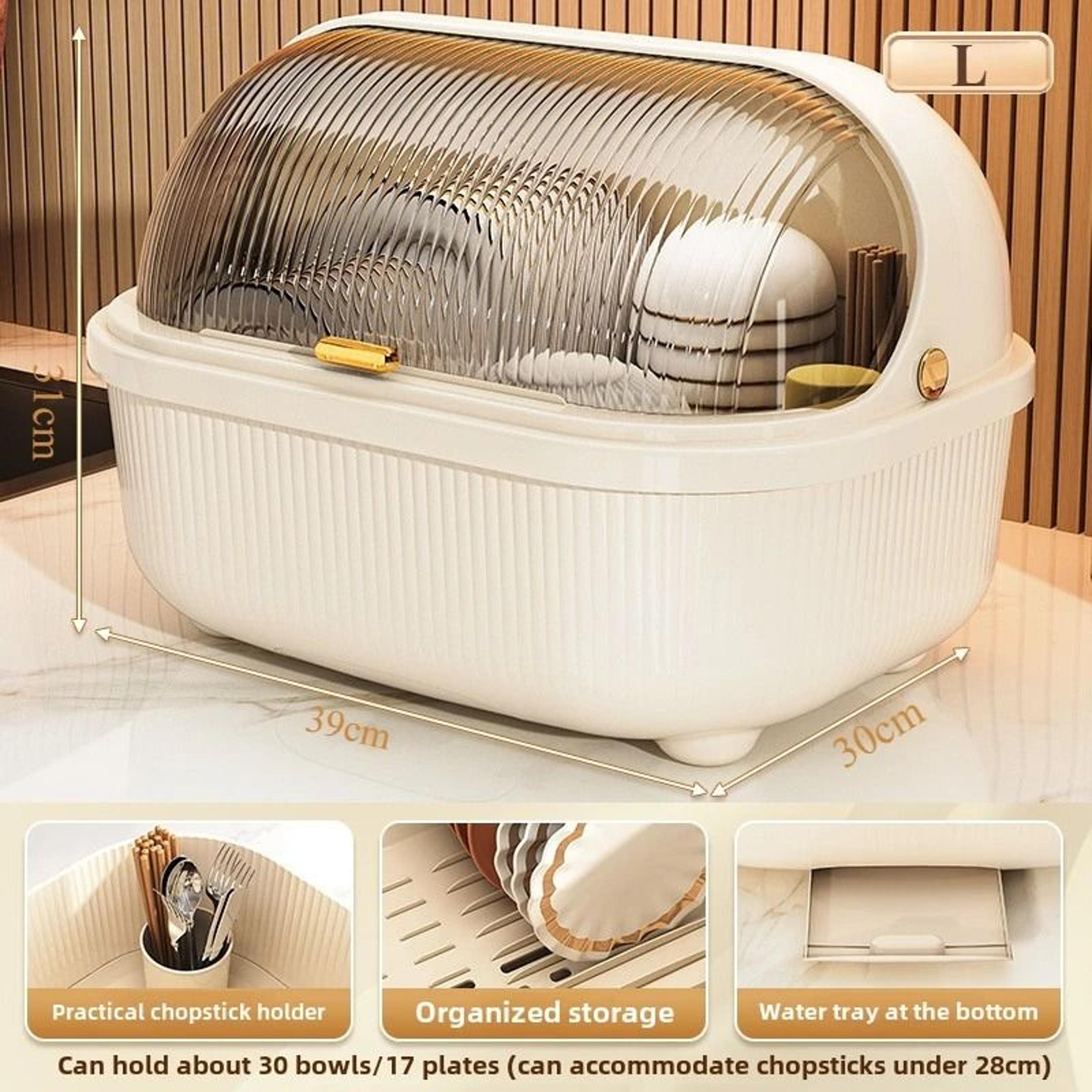 Multifunctional Chopsticks Organizer Dish Drying Rack Kitchen Utensil Holder 2