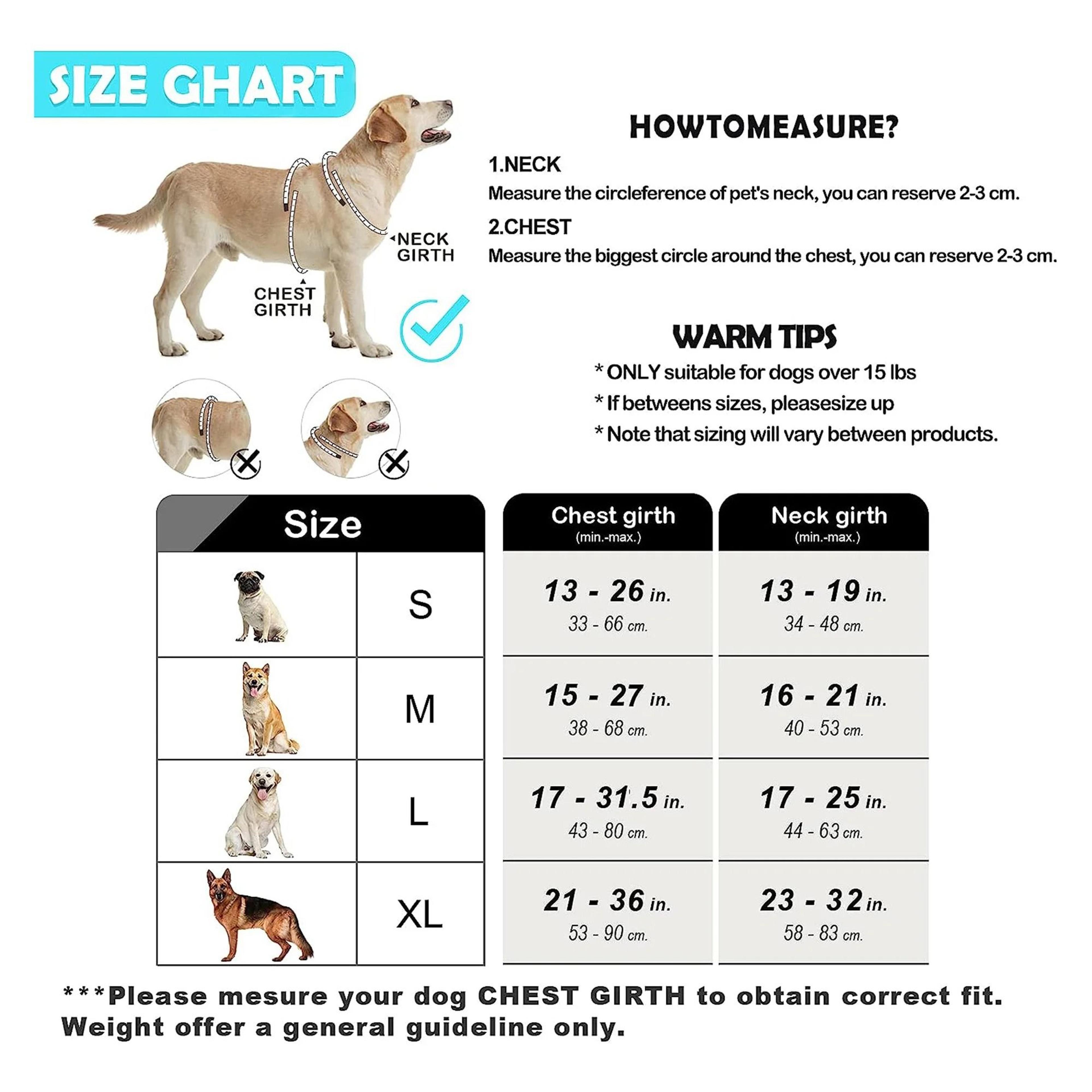 No Pull Dog Harness Adjustable Soft Padded Vest With Control Handle 14