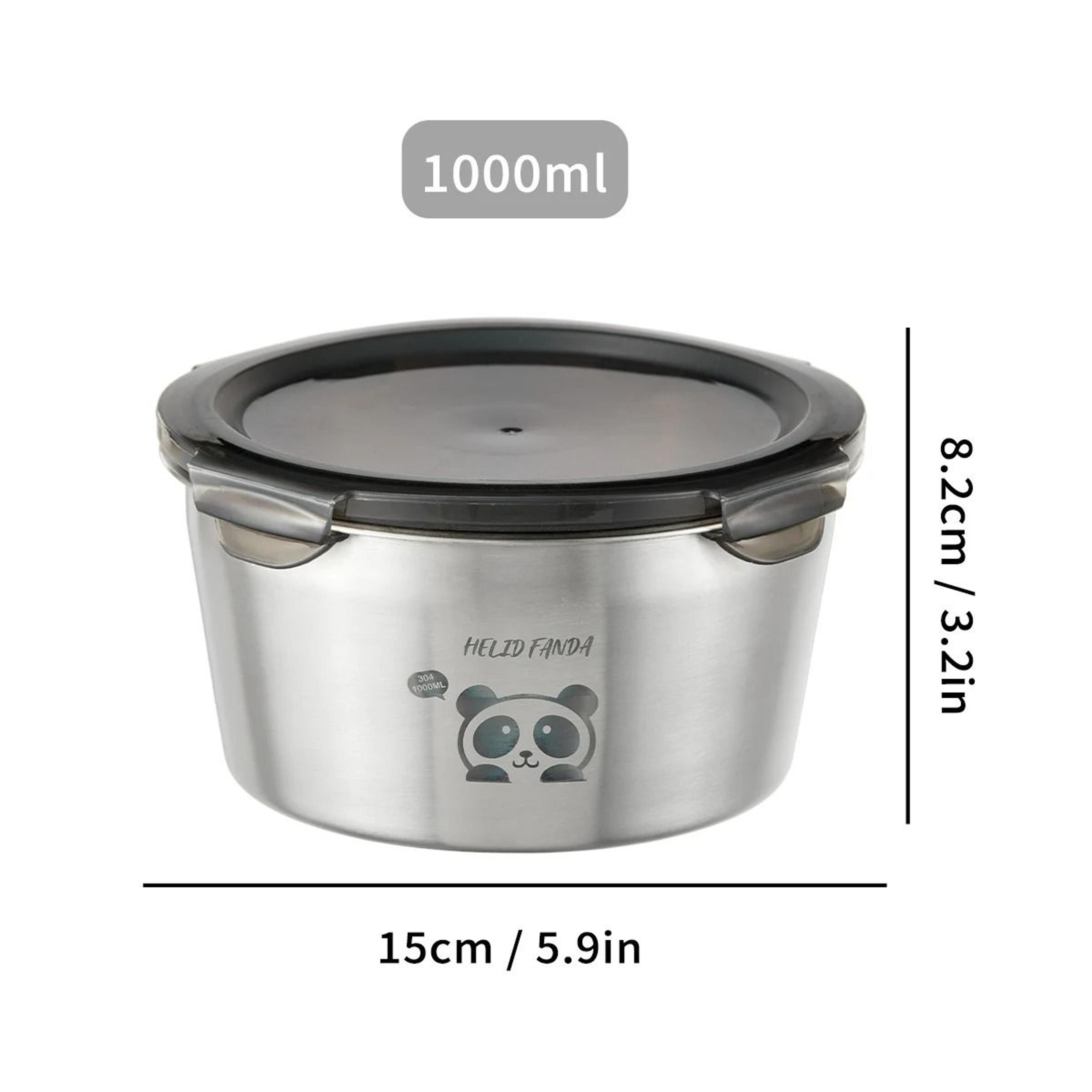 Stainless Steel Sealed Food Container Stackable Fresh Keeping Storage Box 3