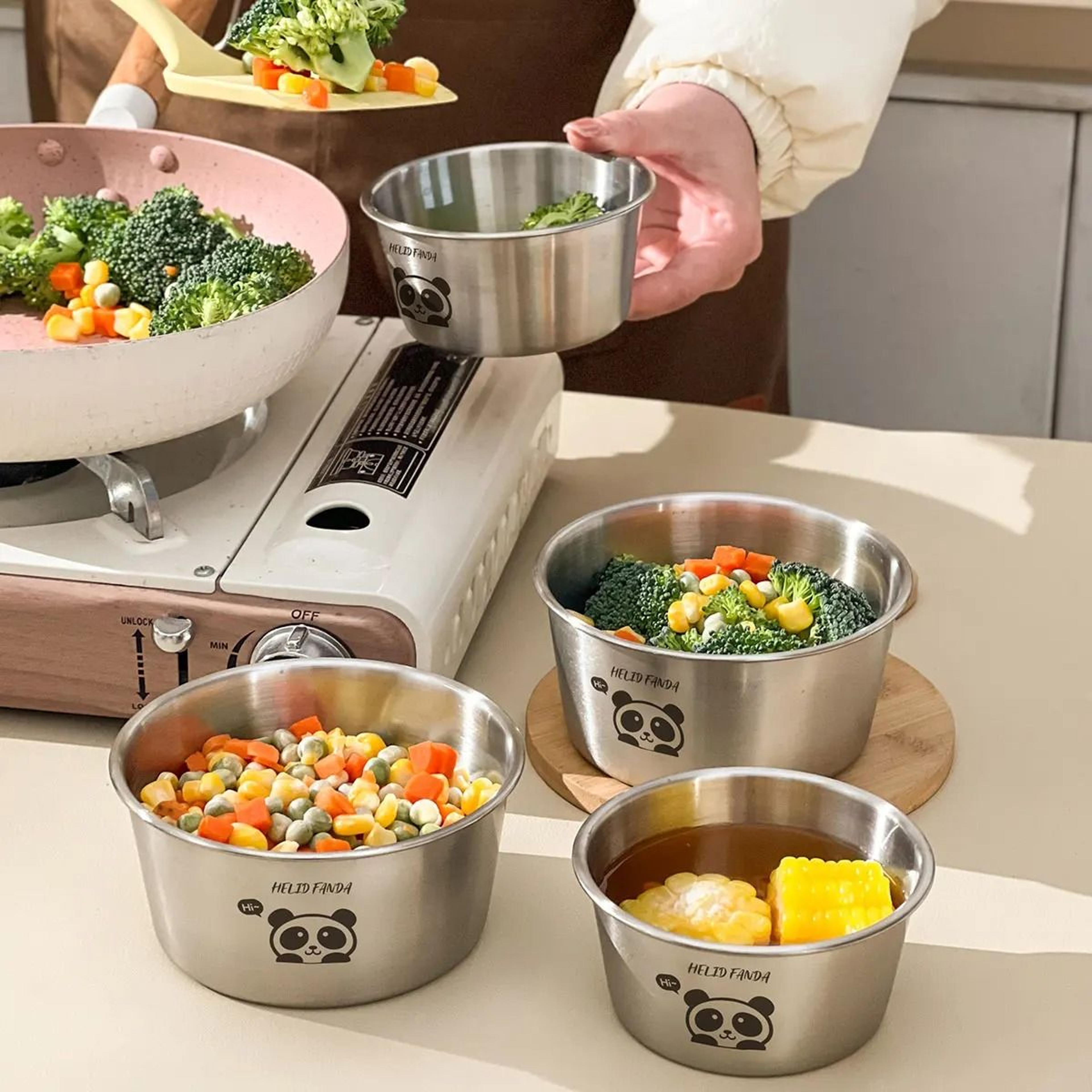 Stainless Steel Sealed Food Container Stackable Fresh Keeping Storage Box 9