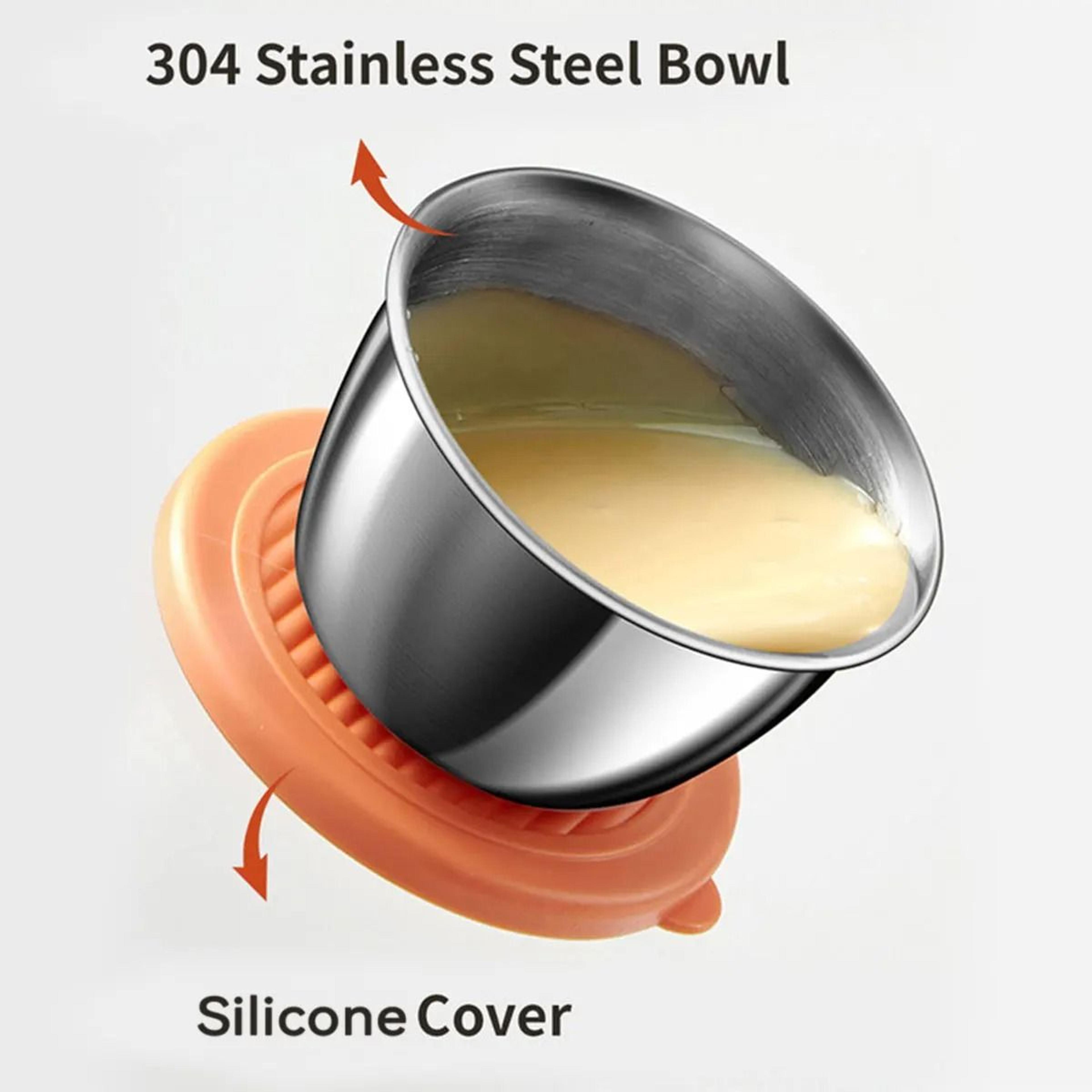 Stainless Steel Sauce Container With Lid Leak Proof Mini Dipping Dish 9