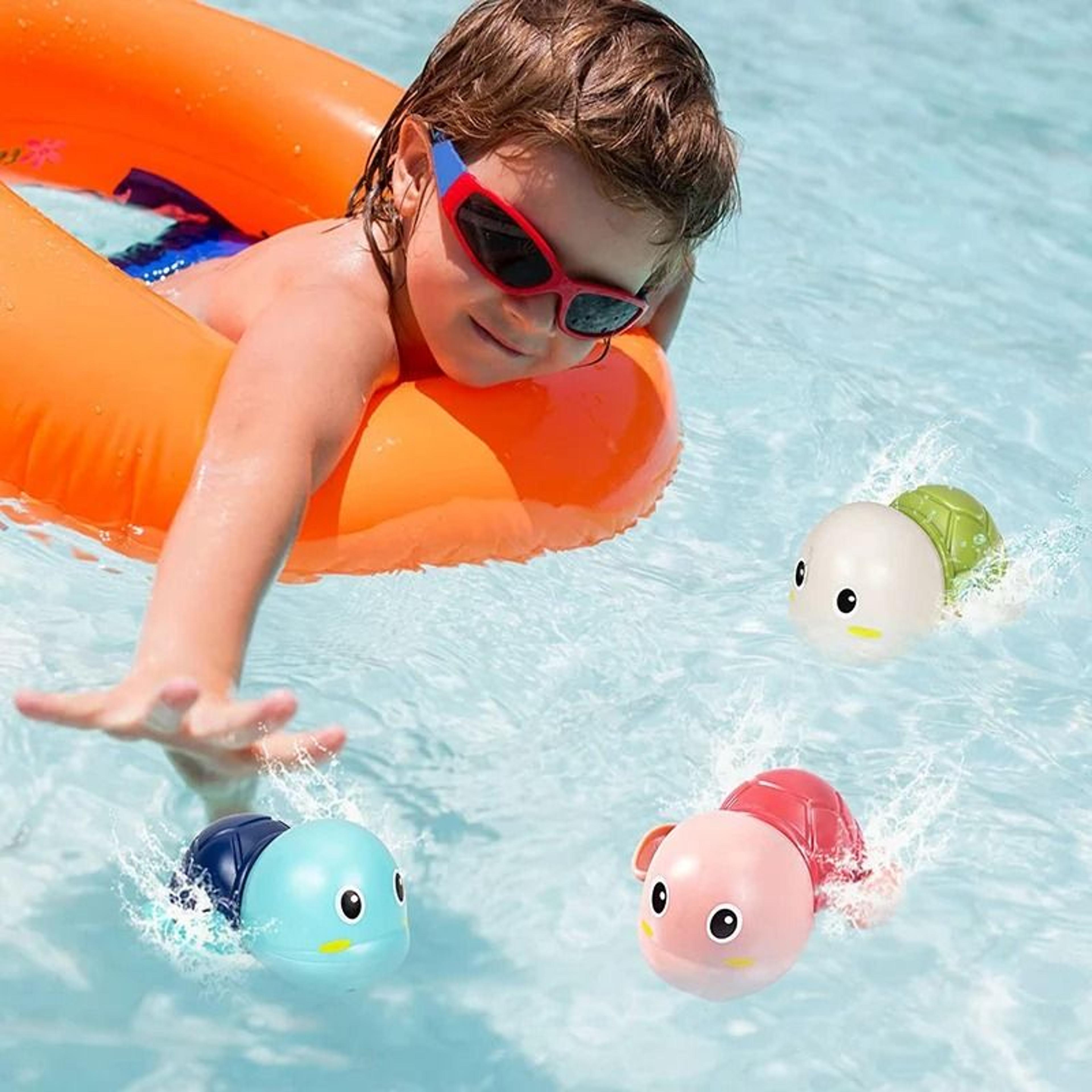 Clockwork Swimming Bath Toy Turtle And Whale Water Toy For Babies And Kids 29