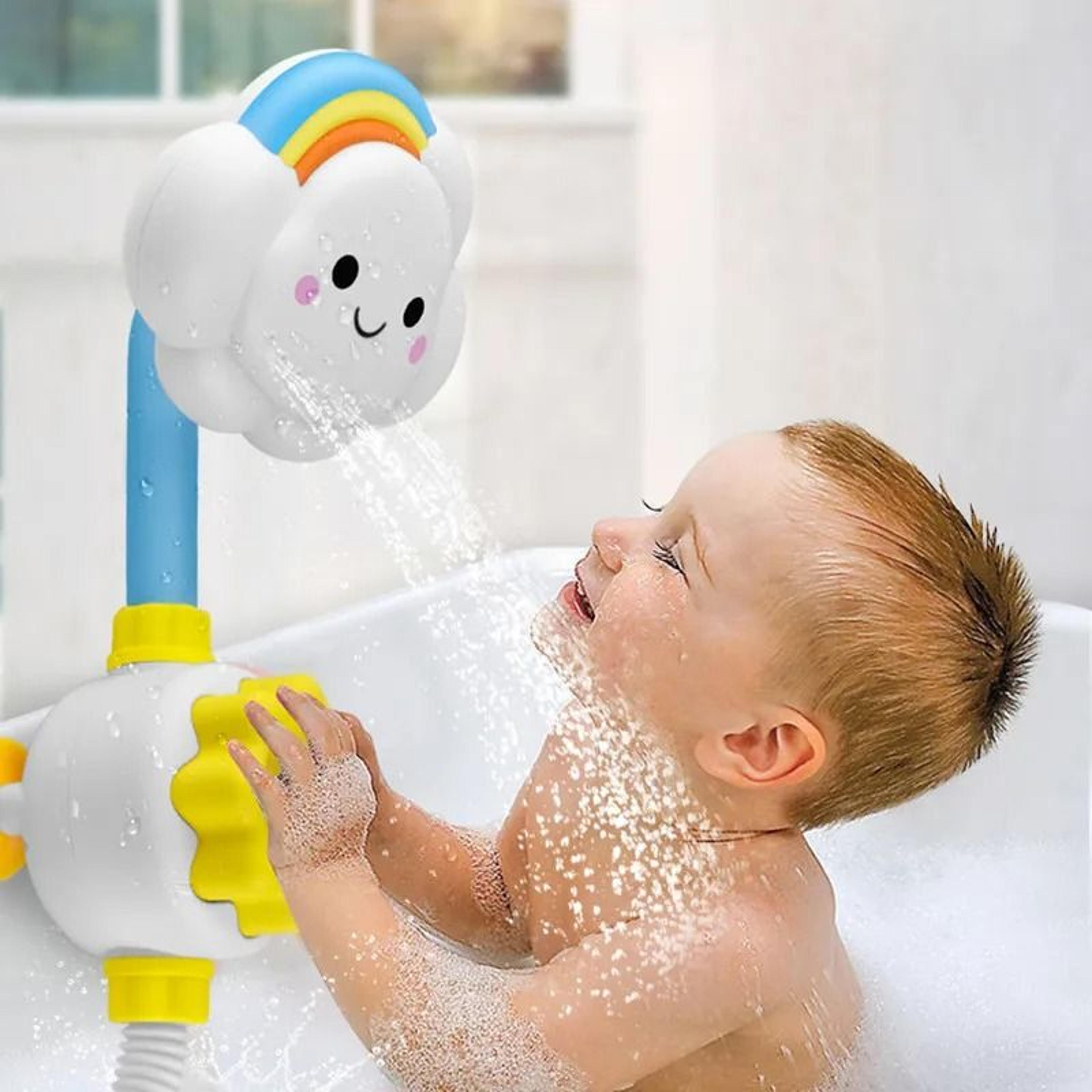 Cloud Faucet Baby Bath Toy Water Spray Sprinkler Shower Toy For Kids 5