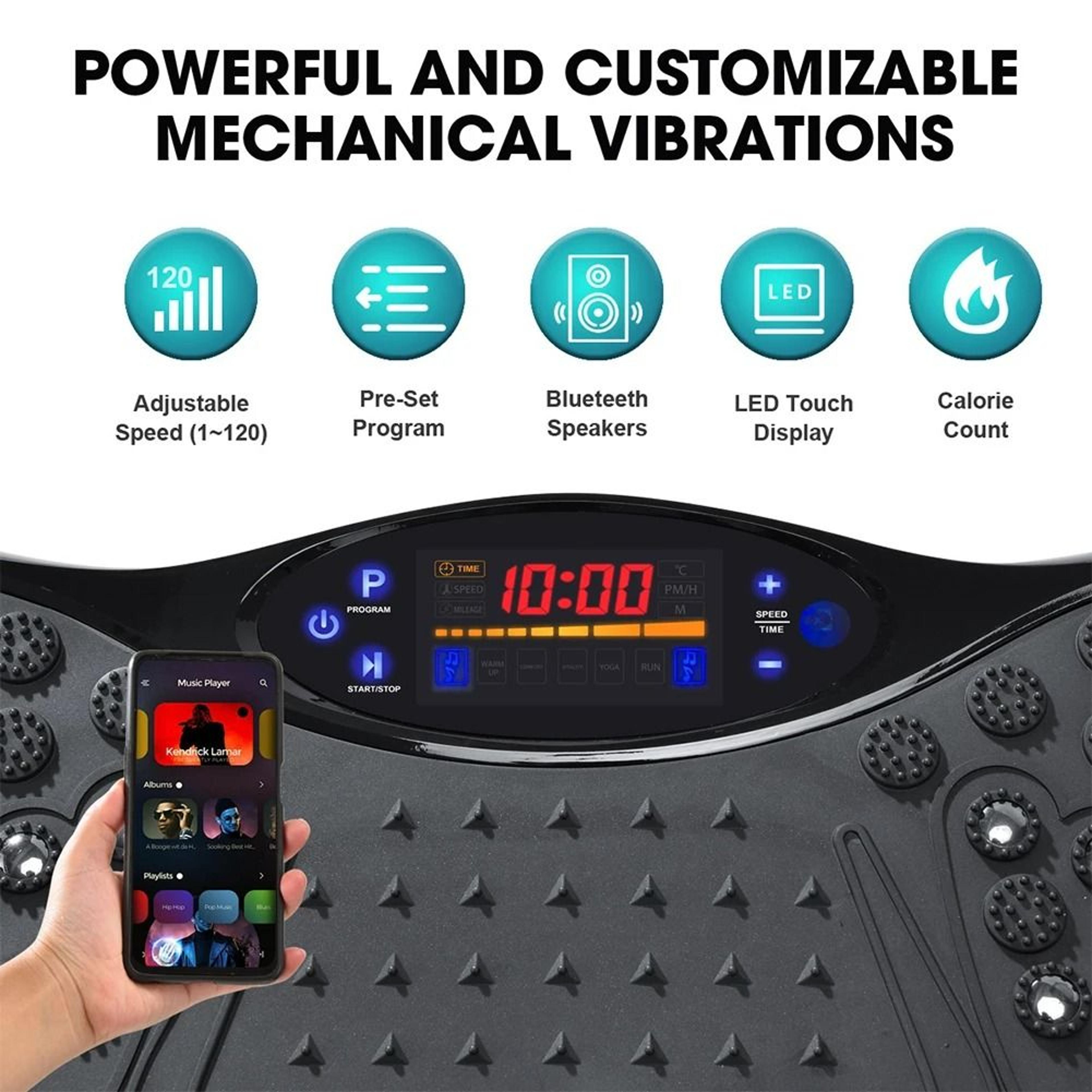 Whole Body Vibration Plate Machine For Fat Burning And Muscle Training 3